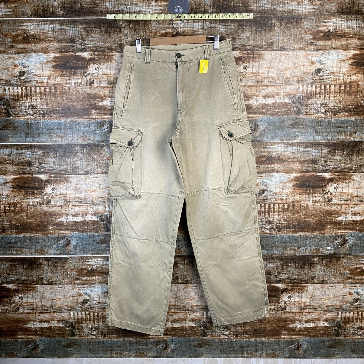 SKECHERS DL SKECHERS Beige Cargo Multipocket Pants #C1215 Size US 28 / EU 44 - 1 Thumbnail