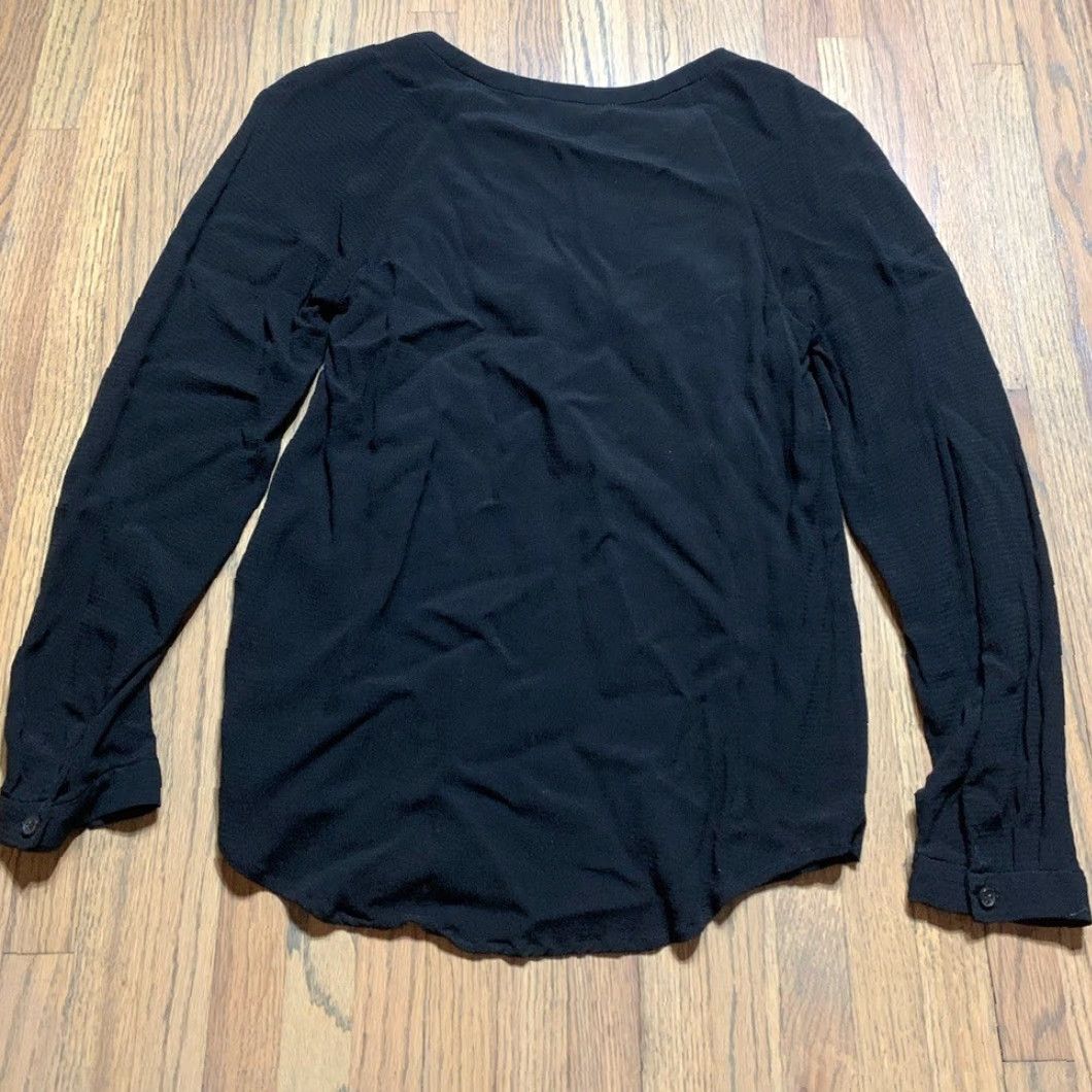 Allsaints All Saints Lucas Vent Long Sleeve Top T-Shirt Women S Black Small Size S / US 4 / IT 40 - 6 Thumbnail