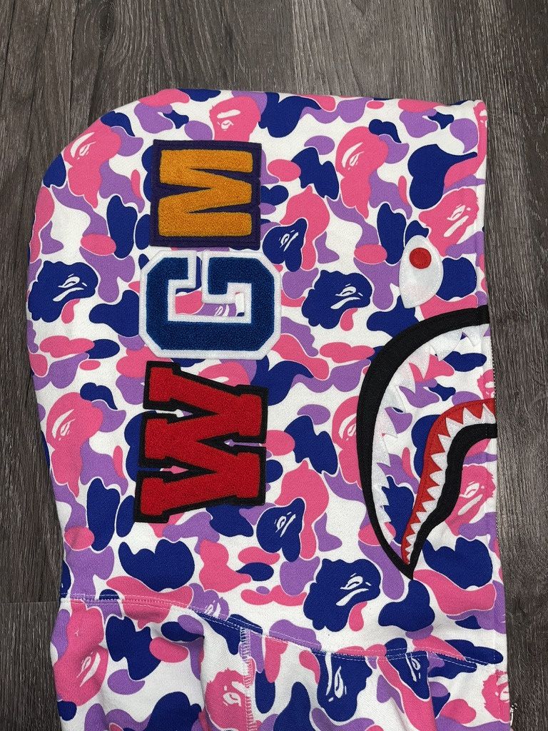 Bape GUANGZHOU Store Camo Shark Full Zip Hoodie (2025) Size US XXL / EU 58 / 5 - 5 Thumbnail