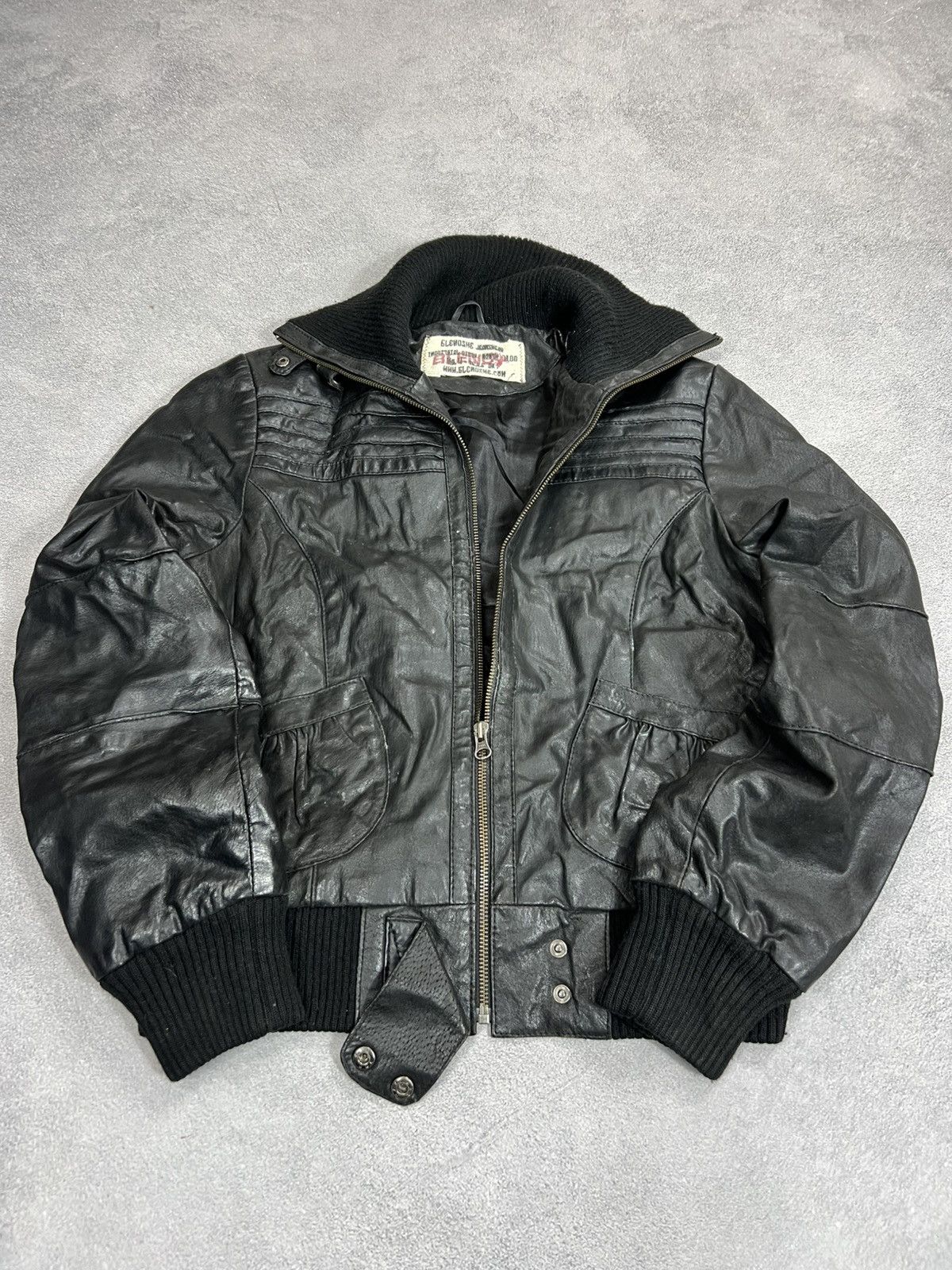 Vintage VTG Yohji Yamamoto Kanye West Ye Style Washed Leather Jacket Size US M / EU 48-50 / 2 - 5 Thumbnail