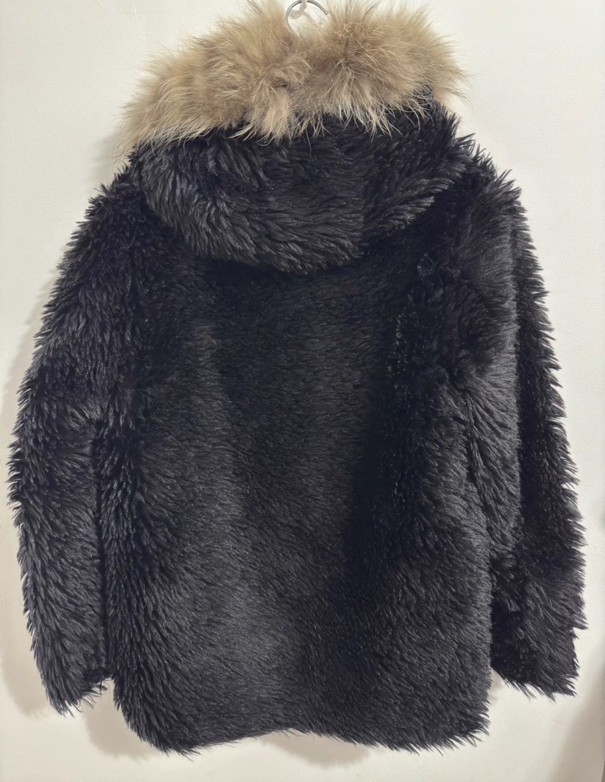 Saint Laurent Paris SLP) 18FW Runway Raccoon Fur Collar Zip-Up Hooded Fur Coat Size US M / EU 48-50 / 2 - 2 Thumbnail