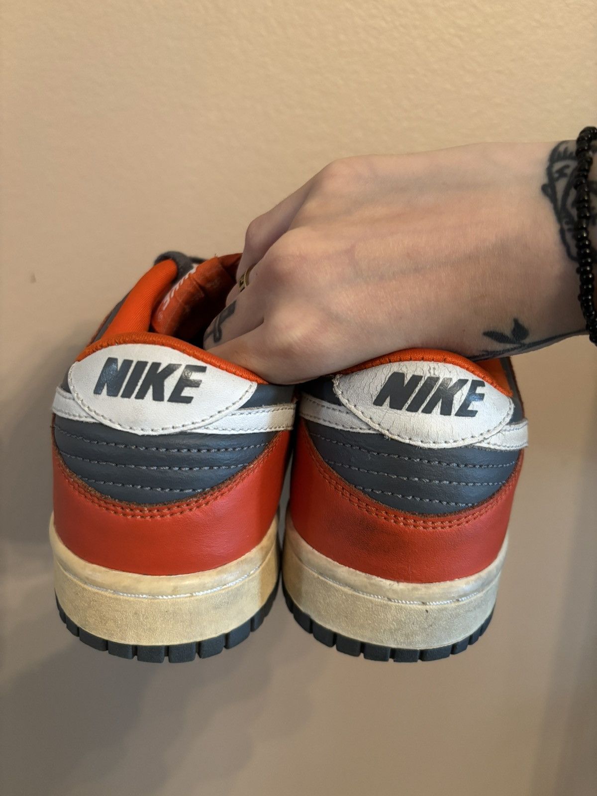 Nike Nike Dunk Low GS 'Flint Grey Orange' Size US 6 / EU 39 - 4 Thumbnail