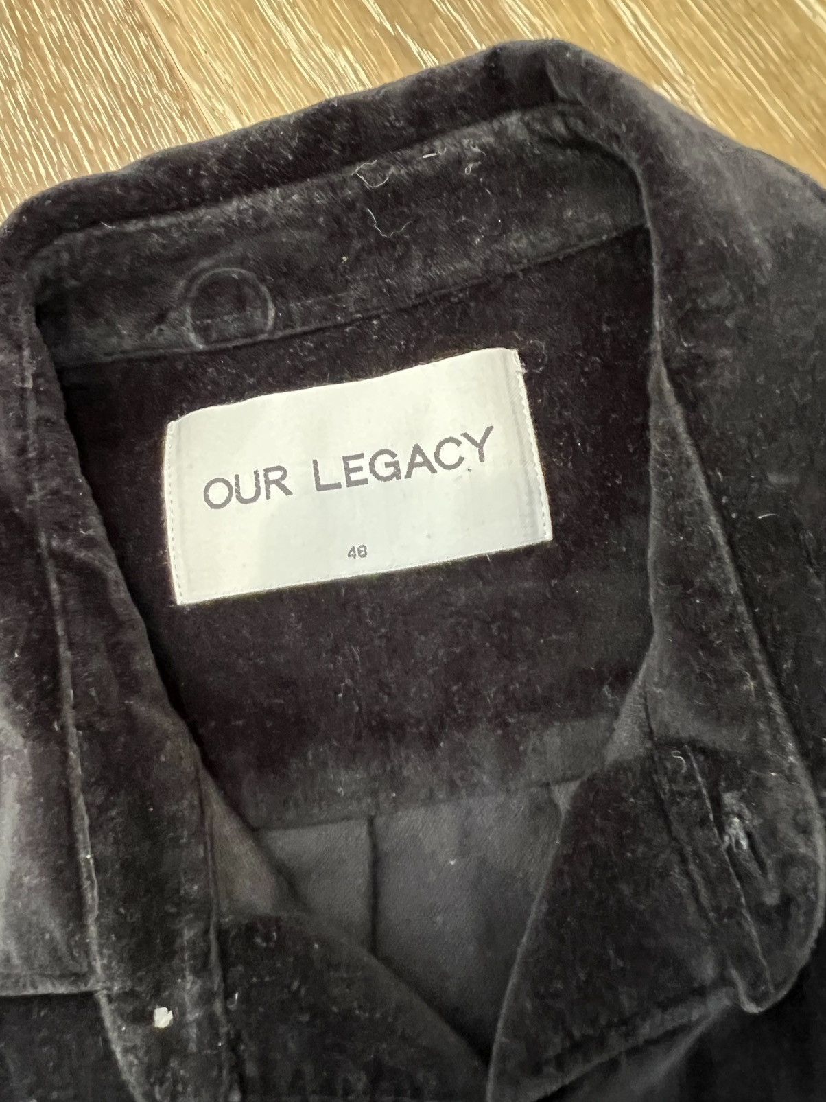 Our Legacy Our legacy velour button up shirt Size US M / EU 48-50 / 2 - 3 Thumbnail