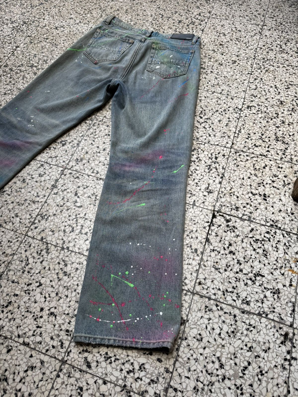 Amiri Amiri Paint Splatter Distressed Jeans - Size 28 Size US 28 / EU 44 - 8 Thumbnail