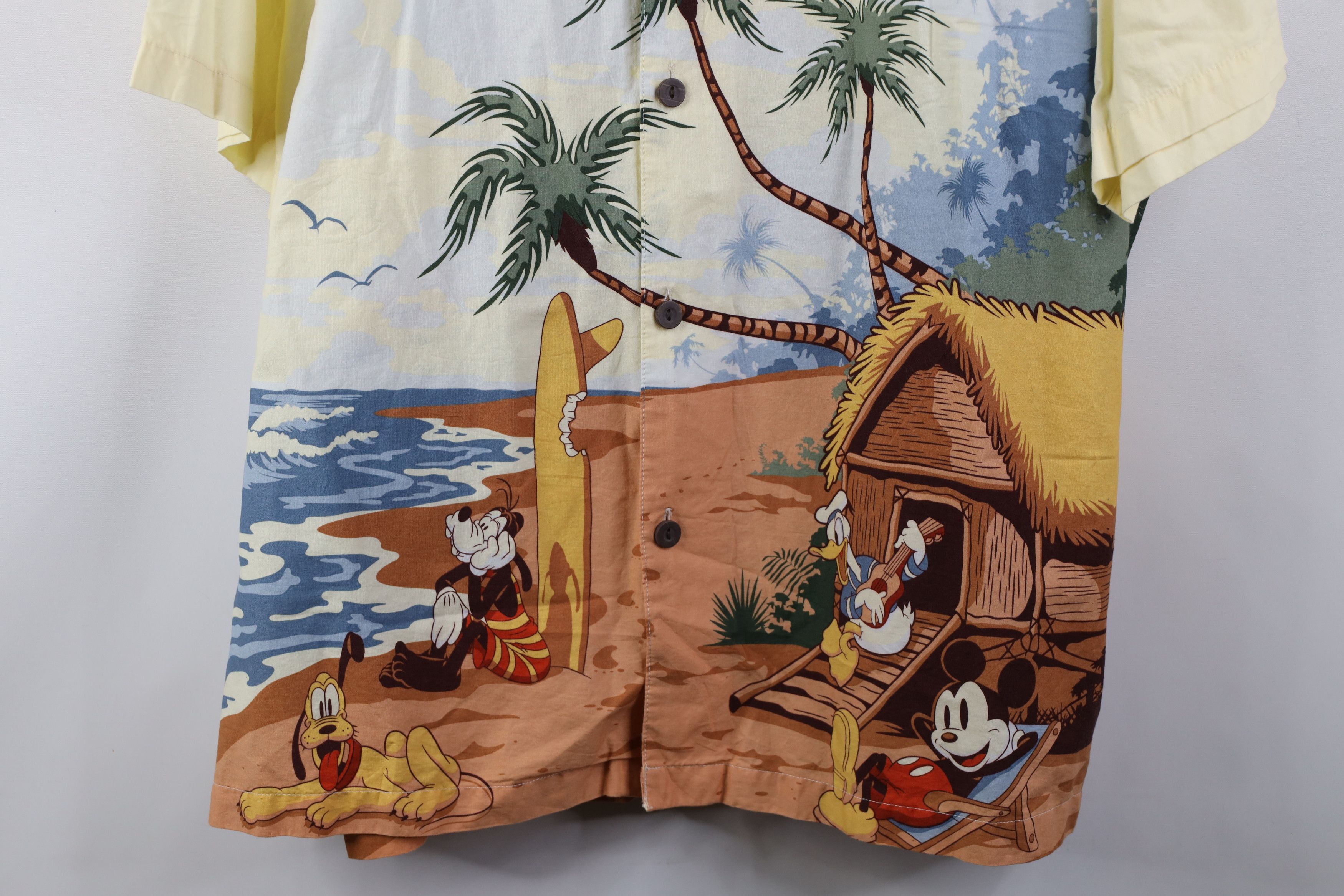 Disney Vtg 90s Disney Mickey Mouse Beach All Over Print Shirt Size US XXL / EU 58 / 5 - 3 Thumbnail