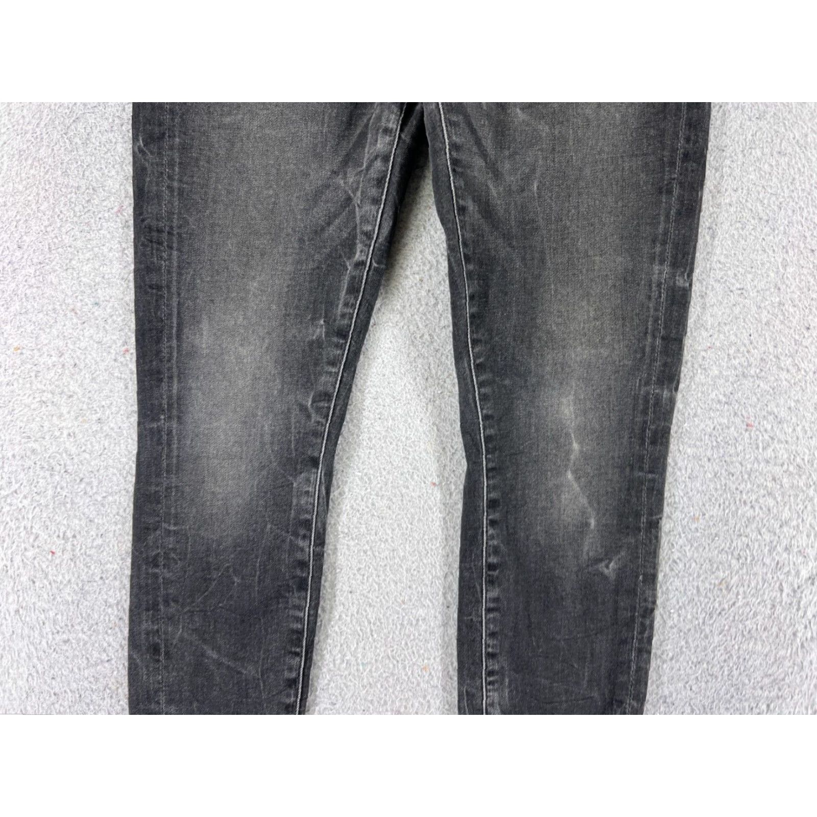 Lucky Brand Lucky Brand Jeans Womens 4 Black Skinny 5-Pocket Denim Zipper Pockets 26x27 Adult Womens Jeans Size 27" / US 4 / IT 40 - 3 Thumbnail