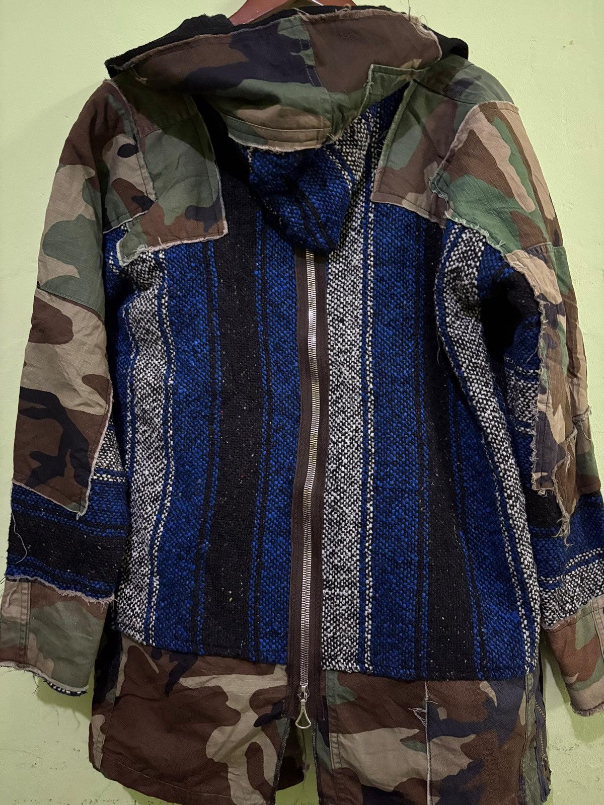 Vintage VTG 90's rebuild Military Cardigan jacket Design Boro Stlye Size US L / EU 52-54 / 3 - 10 Thumbnail