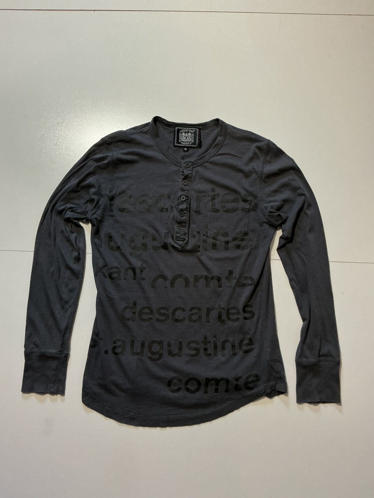 Libertine Rare Y2K Libertine Handmade Johnson Hartig Henley T-Shirt Size US S / EU 44-46 / 1 - 1 Thumbnail