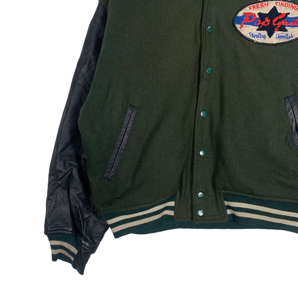 Japanese Brand Vintage Pop Gear Fullness Big Logo Leather Varsity Jacket Size US M / EU 48-50 / 2 - 3 Thumbnail