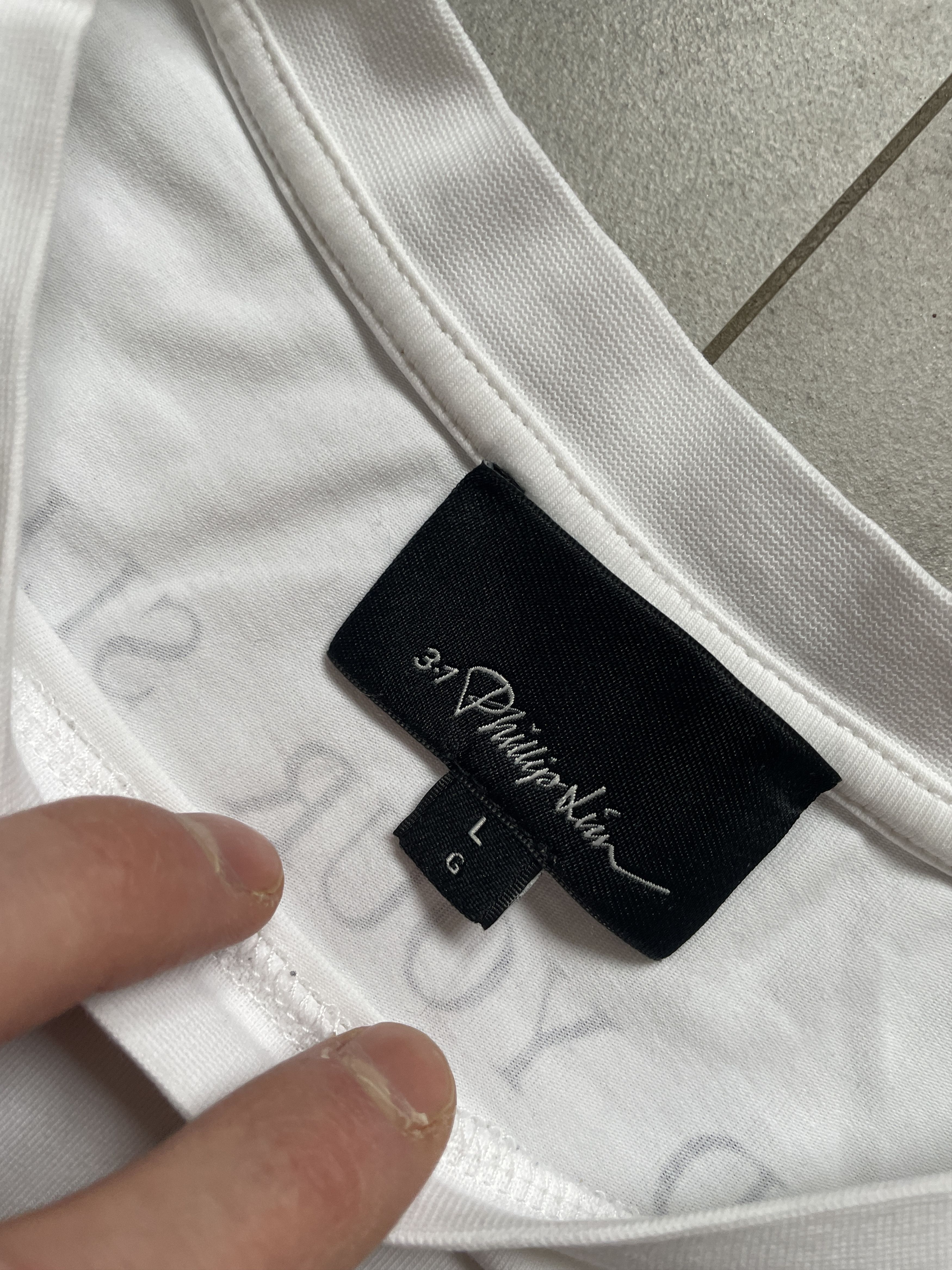 3.1 Phillip Lim 3.1 PHILLIP LIM FIND YOUR SLICE OF HEAVEN WHITE TEE Size US L / EU 52-54 / 3 - 5 Thumbnail