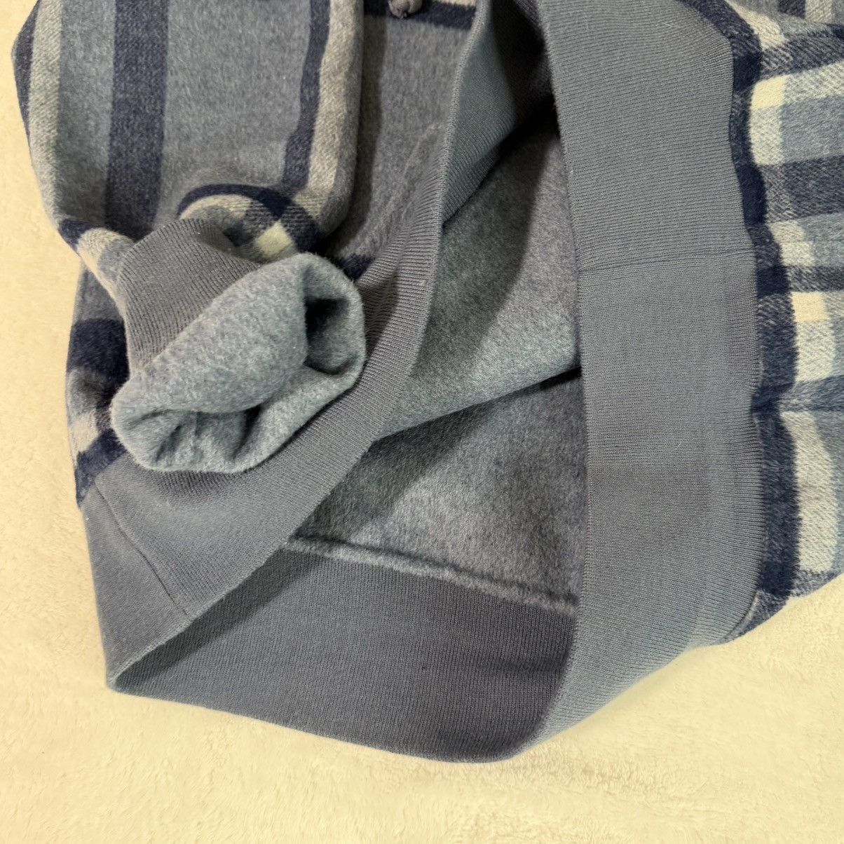 Kith KITH Reversible Wool Plaid Hoodie Blue Size US M / EU 48-50 / 2 - 4 Thumbnail