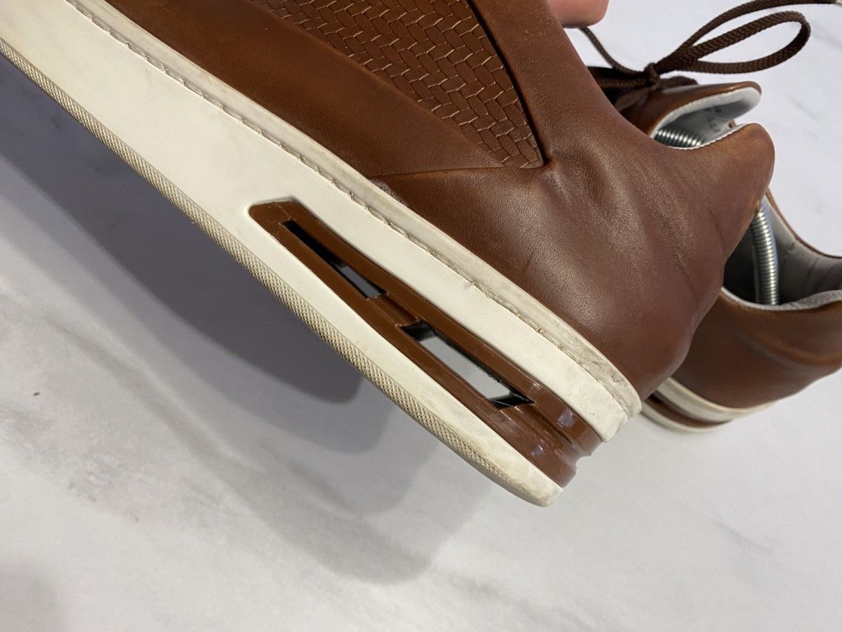 Porsche Design Porsche Design San Diego Brown leather sneakers italy 45 Size US 11.5 / EU 44-45 - 14 Thumbnail