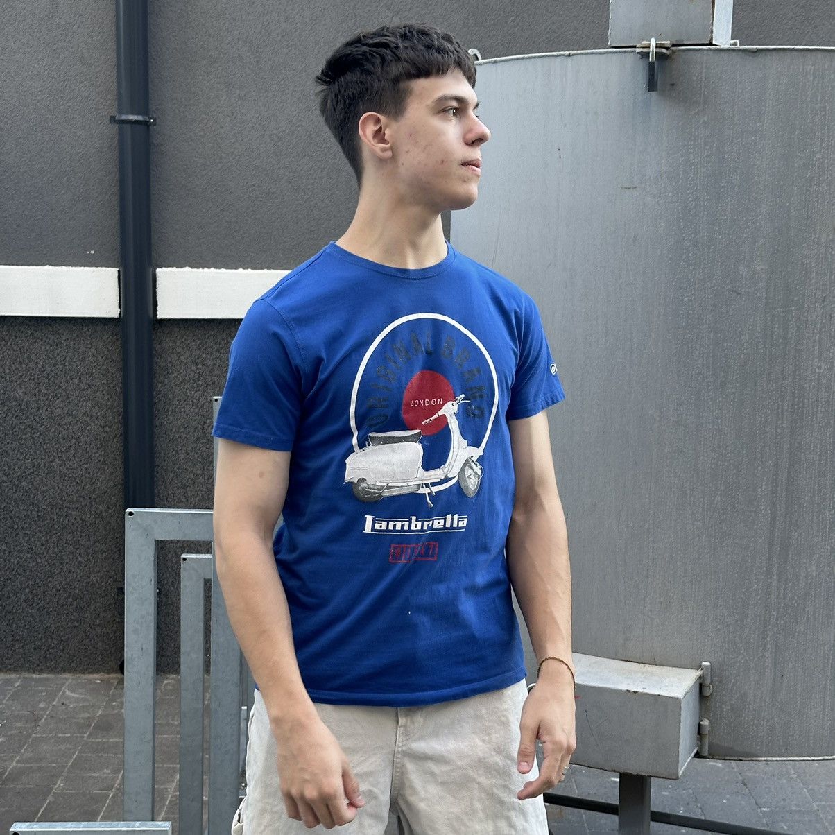 Lambretta × Vintage Vintage Lambretta T-shirts Big Logo Moto Y2K London 00s Size US L / EU 52-54 / 3 - 2 Thumbnail
