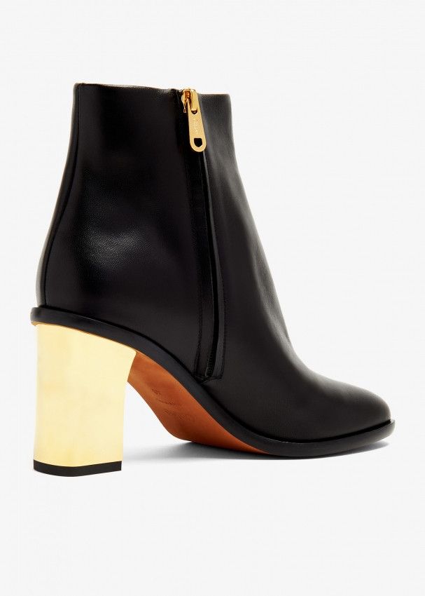 Chloe o1loc1c1024 Rebecca Ankle Boots in Black Size US 9 / IT 39 - 4 Thumbnail