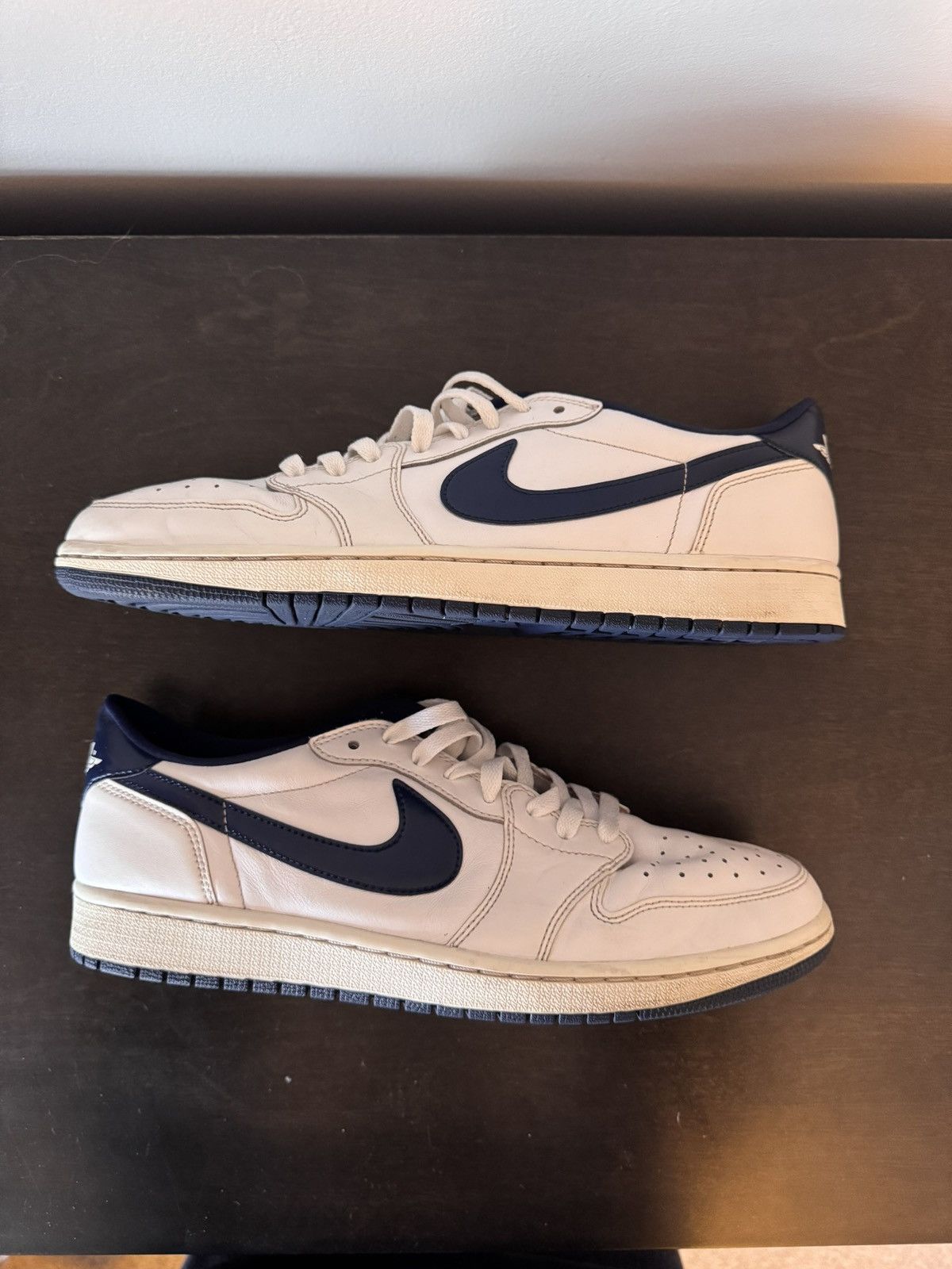 Nike Air Jordan 1 Low OG “Metallic Blue” Big Swoosh Size 11 Size US 11 / EU 44 - 9 Thumbnail
