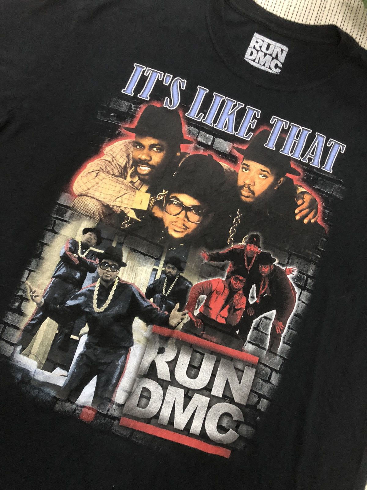 RUN DMC × Rap Tees RUN DMC IT’S LIKE THAT BLACK TEE Size US XL / EU 56 / 4 - 3 Thumbnail
