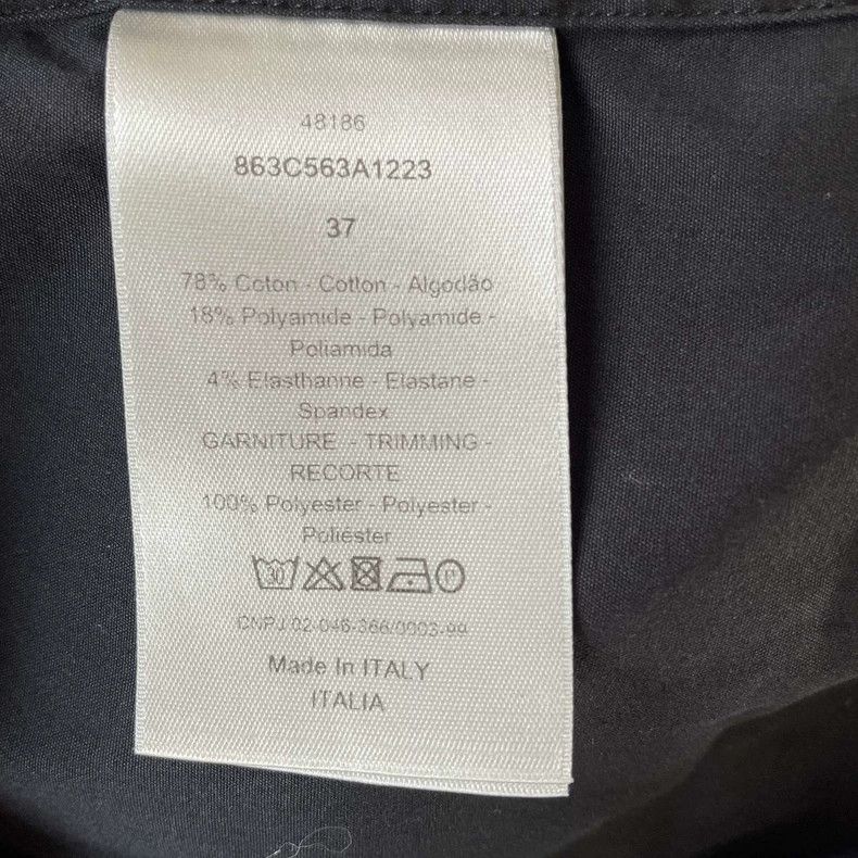 Dior Dior Size 37 Atelier striped logo black shirt shirt 2502-N Size US M / EU 48-50 / 2 - 5 Thumbnail