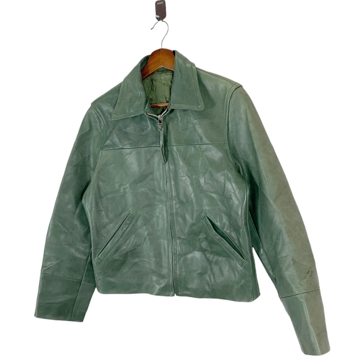 Genuine Leather ⚡️⚡️ VINTAGE JIPIJAPA JAPANESE BRAND LEATHER BIKER JACKET Size US S / EU 44-46 / 1 - 2 Thumbnail