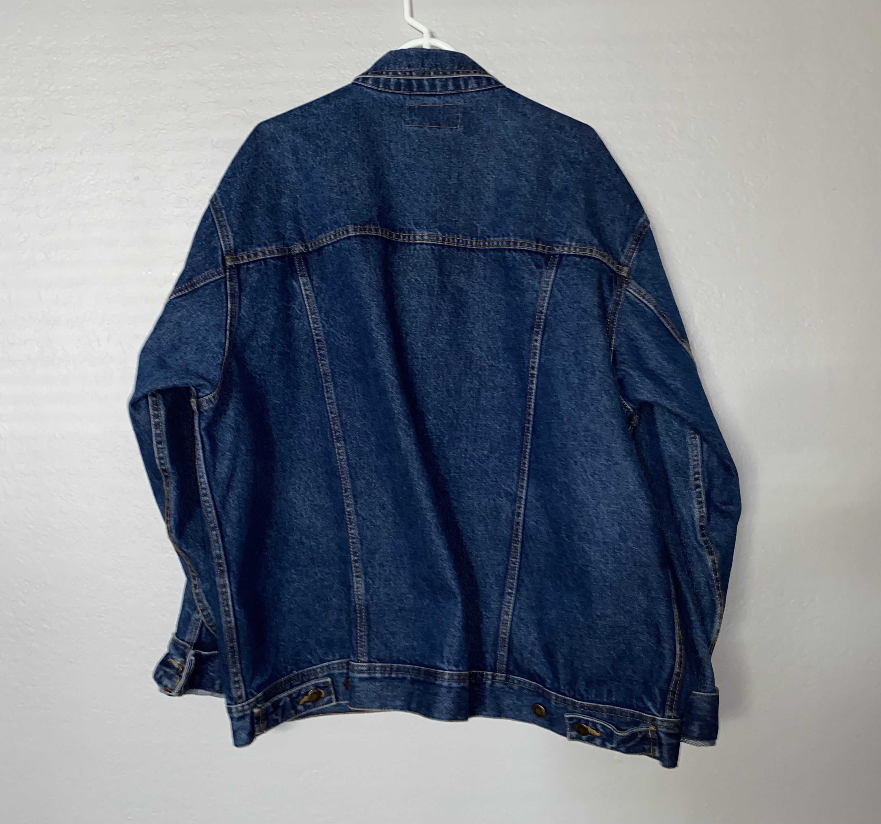 Wrangler Wrangler Rugged Wear Denim Jean JACKET Coat 2XL cowboy USA Size US XXL / EU 58 / 5 - 5 Thumbnail