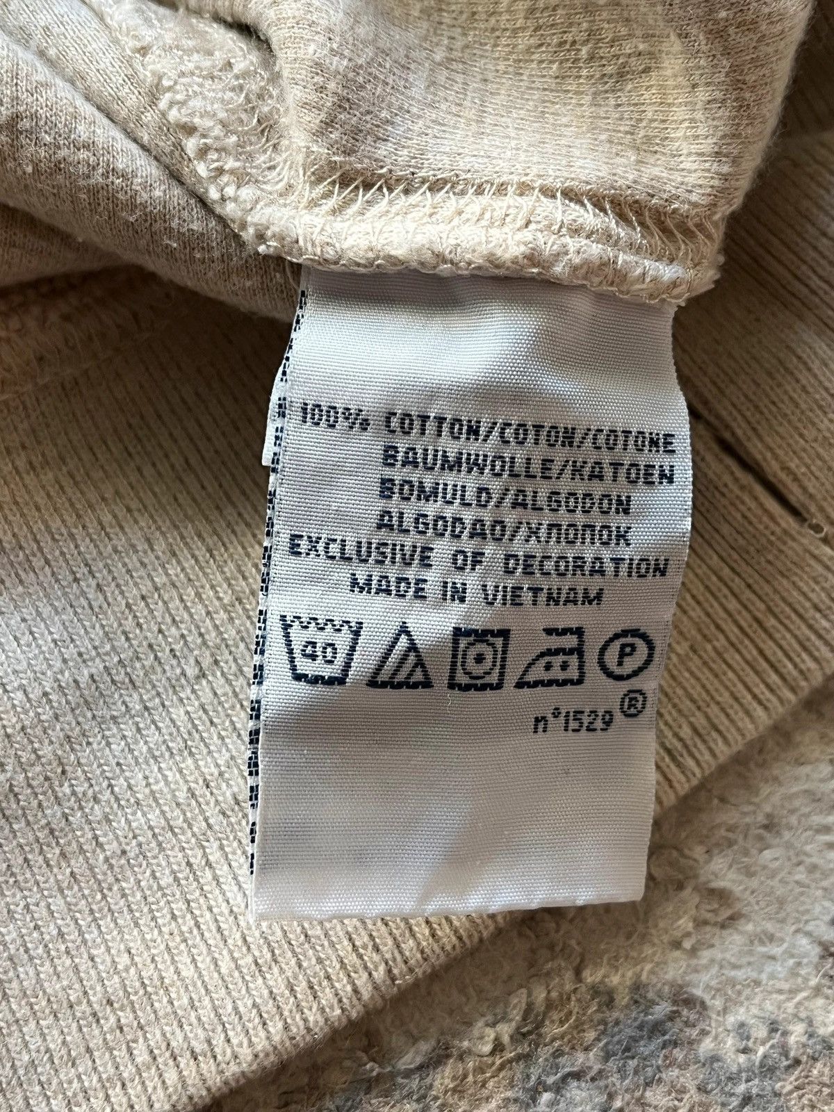 Polo Ralph Lauren Polo Ralph Lauren Sz L Small Pony Beige Sweatshirt Size US L / EU 52-54 / 3 - 9 Thumbnail