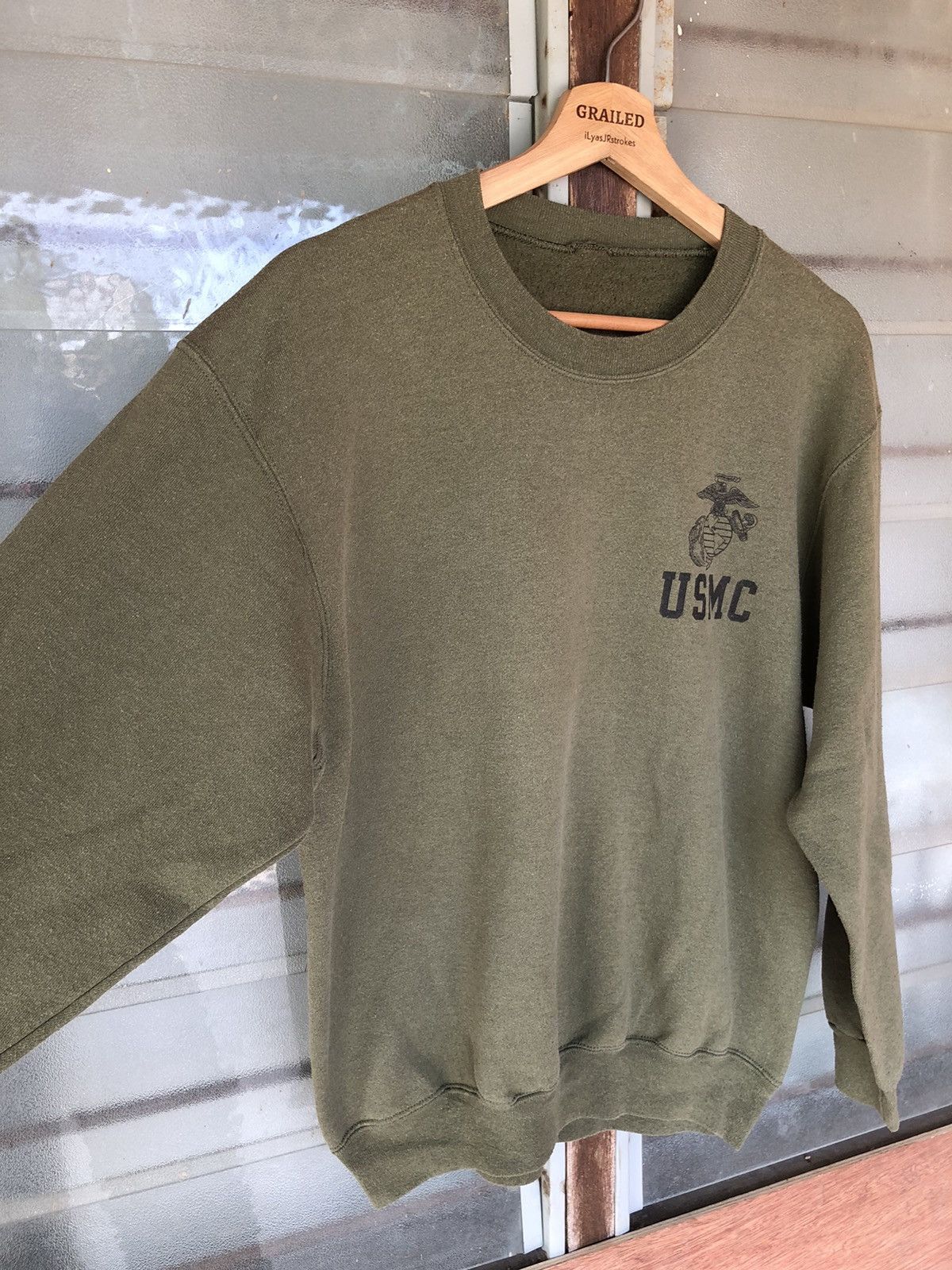 Buzz Rickson's × Vintage Vintage USMC Sweatshirt Rare Size US M / EU 48-50 / 2 - 6 Thumbnail
