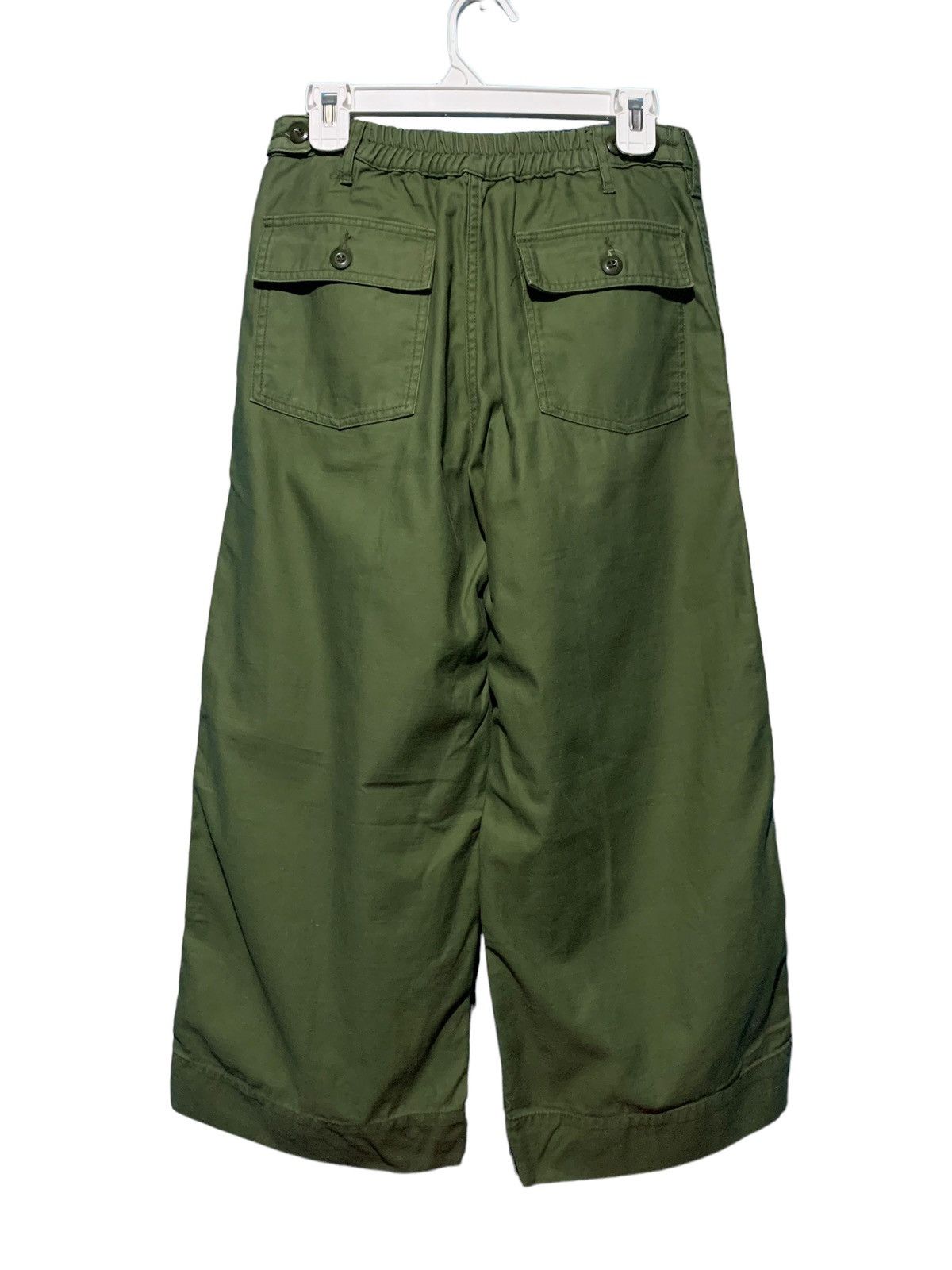 If Six Was Nine Coen fatigue wide leg pants military green Size US 29 - 7 Thumbnail