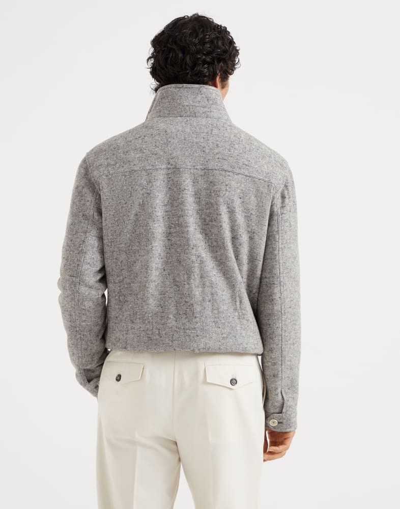 Brunello Cucinelli o1w1db10925 Wr Padded Jacket in Grey Size US S / EU 44-46 / 1 - 5 Thumbnail