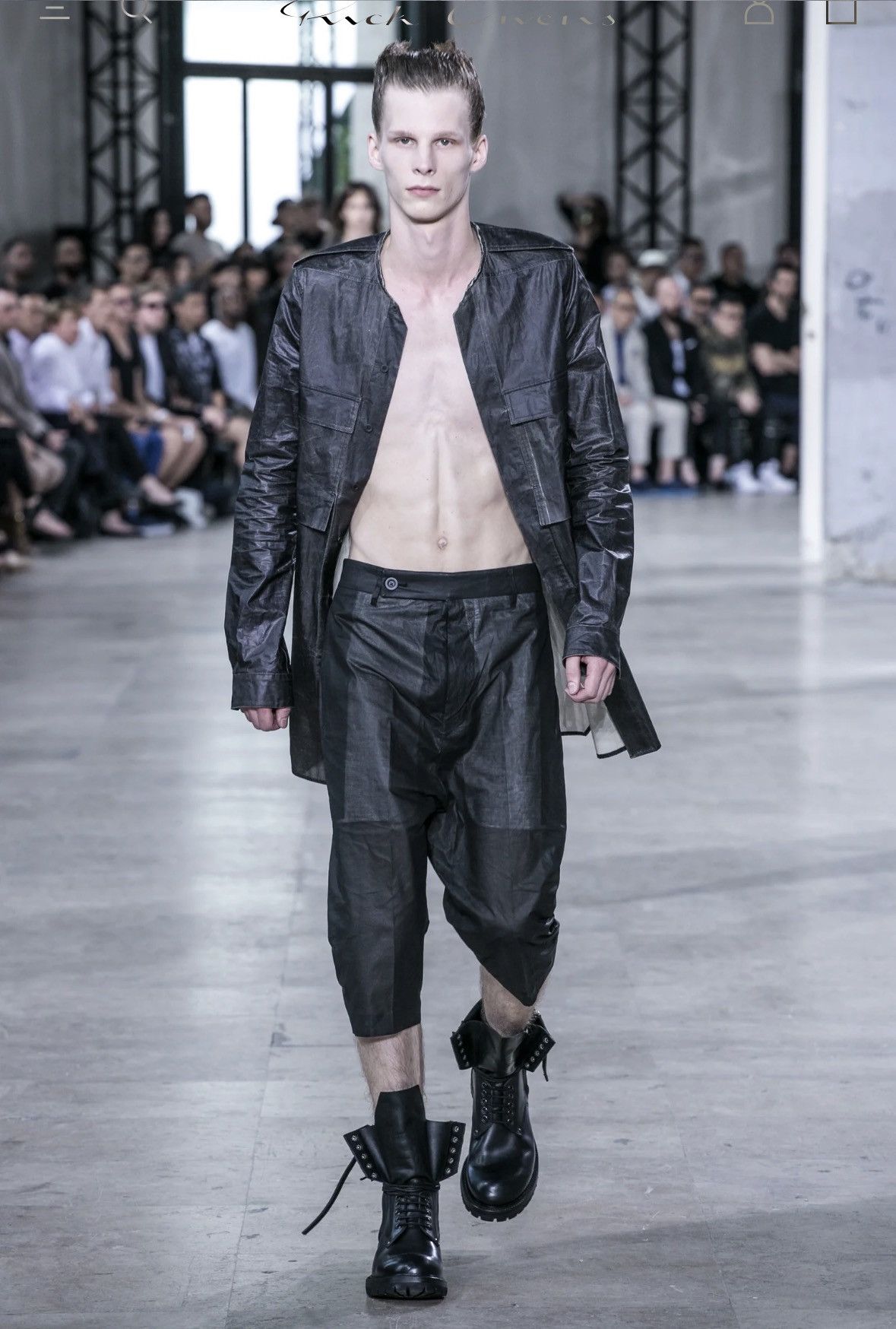 Rick Owens RICK OWENS runway cropped pants MEDIUM Size US 32 / EU 48 - 7 Thumbnail