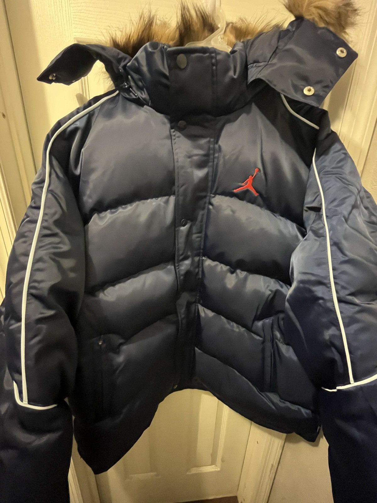 Jordan Brand Jordan x Supreme Puffer Parka Jacket HF0828-410 Men Size 2XL Size US XXL / EU 58 / 5 - 3 Thumbnail