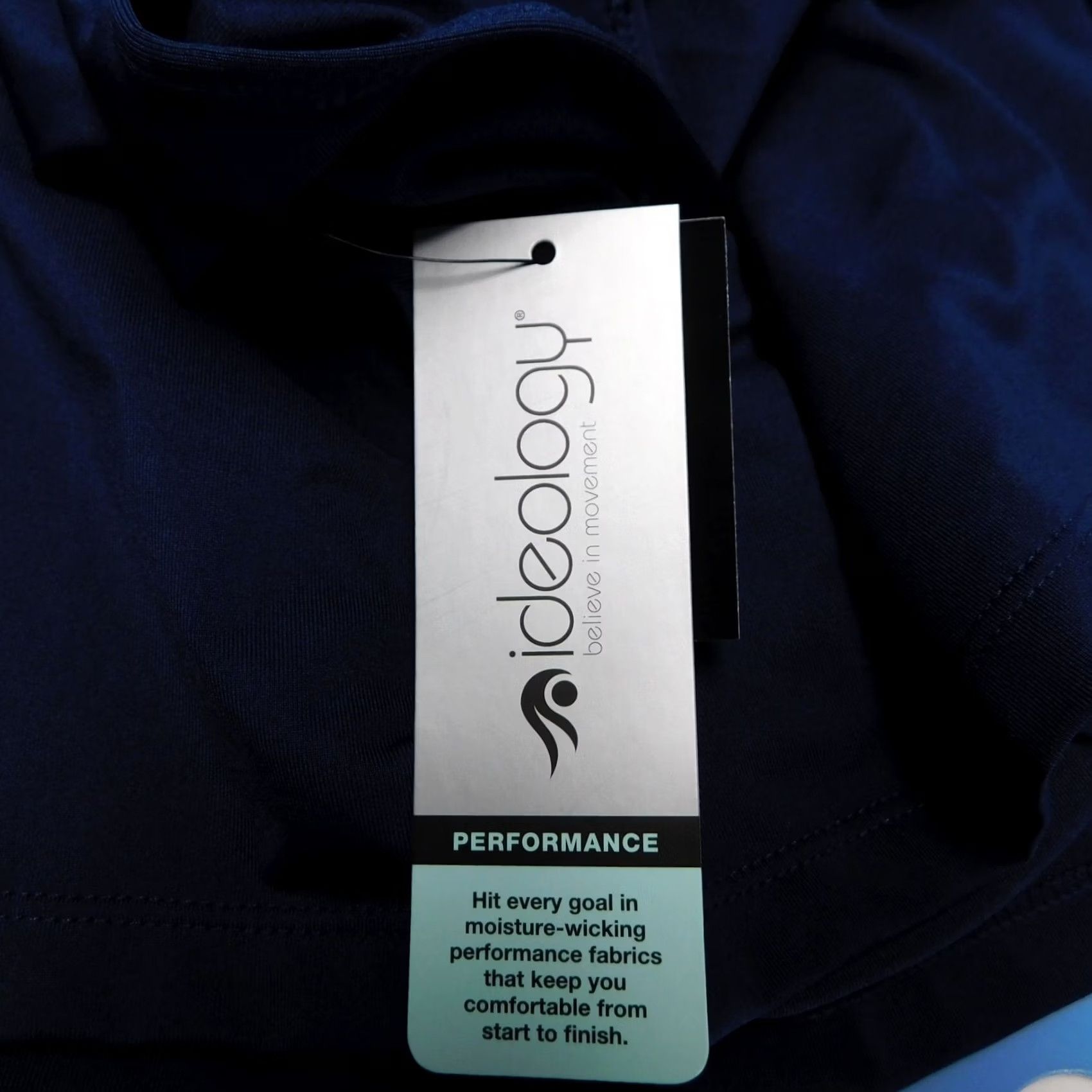 Vintage Ideology Top Womens 2XL Blue Active Scoop Neck Strappy Back Tank Indigo Sea Size XXL / US 16-18 / IT 52-54 - 6 Thumbnail