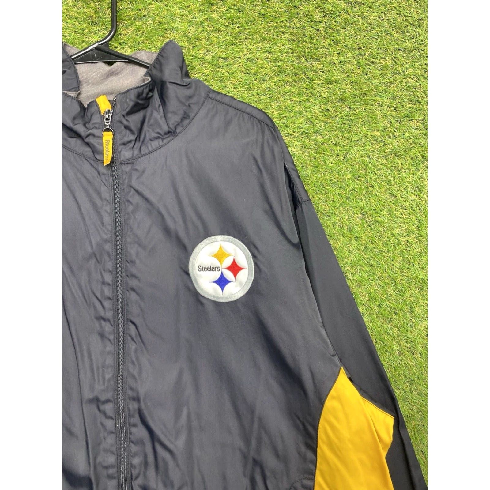 NFL NFL Pittsburgh Steelers Jacket Mens XL Full Zip Fleece Lined 90s G-III Apparel Size US XL / EU 56 / 4 - 2 Thumbnail