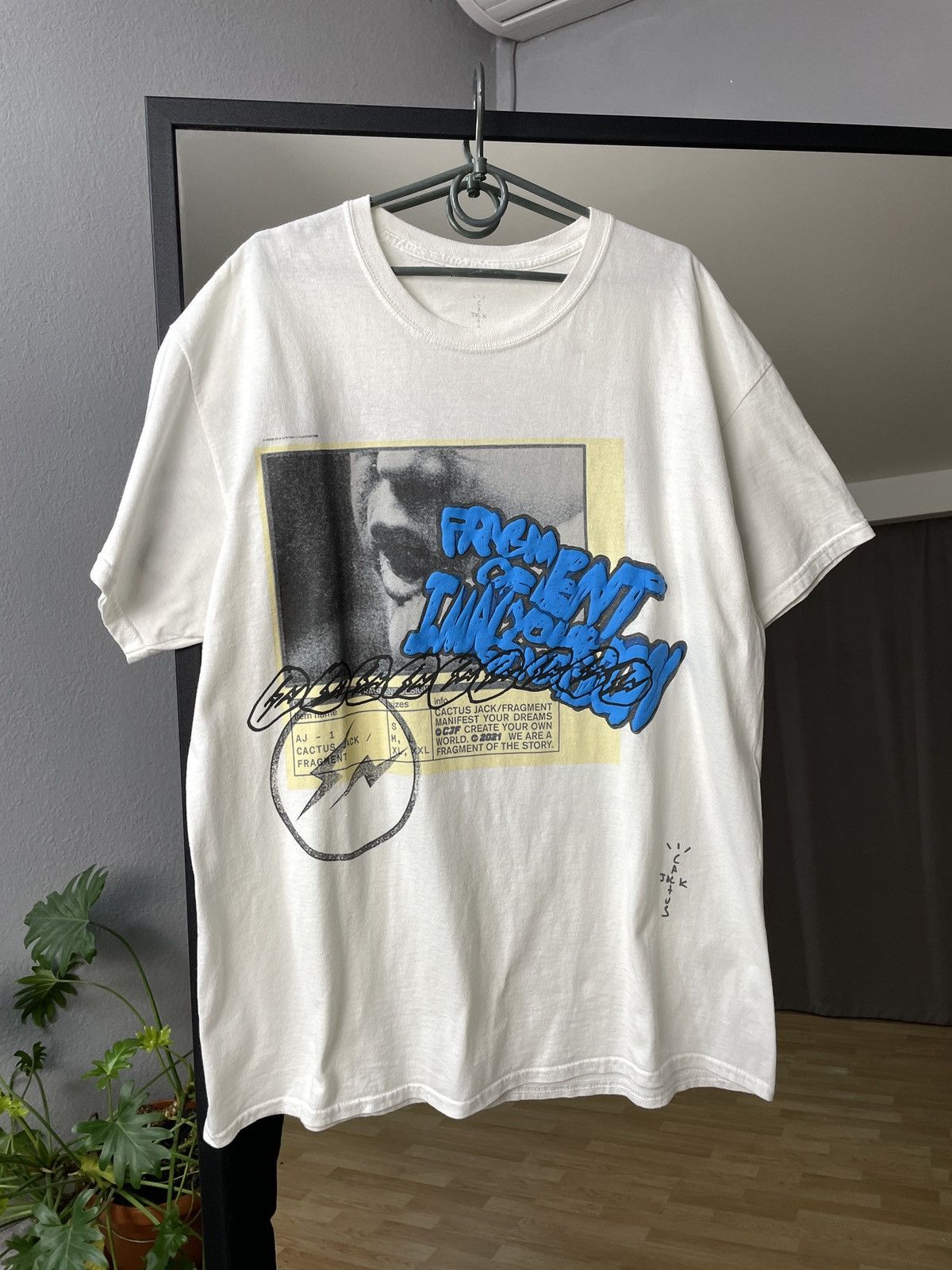 Travis Scott Travis Scott Cactus Jack T-shirt For Fragment Manifest Tee Size US L / EU 52-54 / 3 - 1 Thumbnail