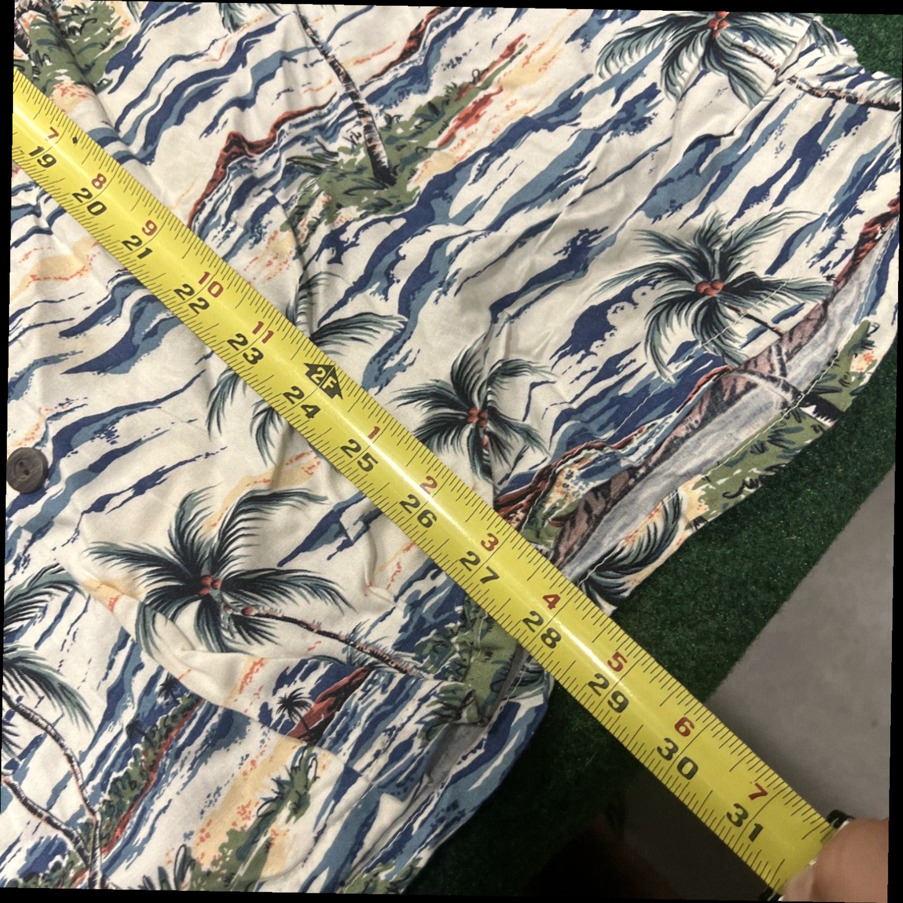 Vintage Vintage 90s Ocean Current Button Hawiaan Shirt Sz Large Beach Trees Boats Summer Size US L / EU 52-54 / 3 - 7 Thumbnail