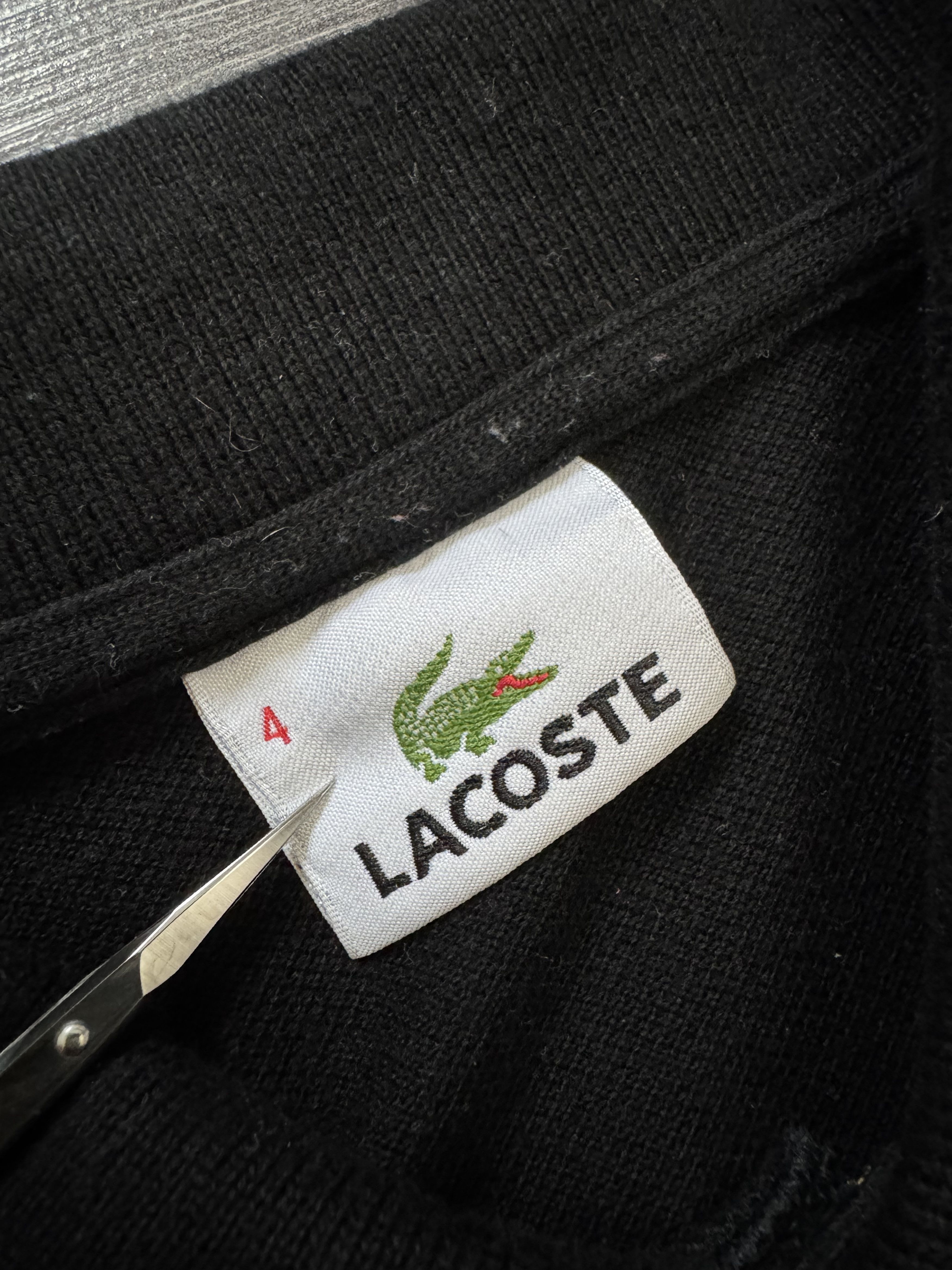 Lacoste Vintage Lacoste Black Long Sleeve T-Shirts Rugby Size US M / EU 48-50 / 2 - 6 Thumbnail