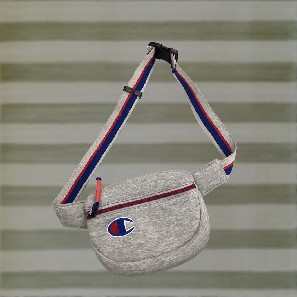 Champion Champion Fanny Pack Belt Bag & Belt Bag Gray, Adjustable Strap, Zip Closure, Classic Look, Men Size ONE SIZE - 1 Thumbnail