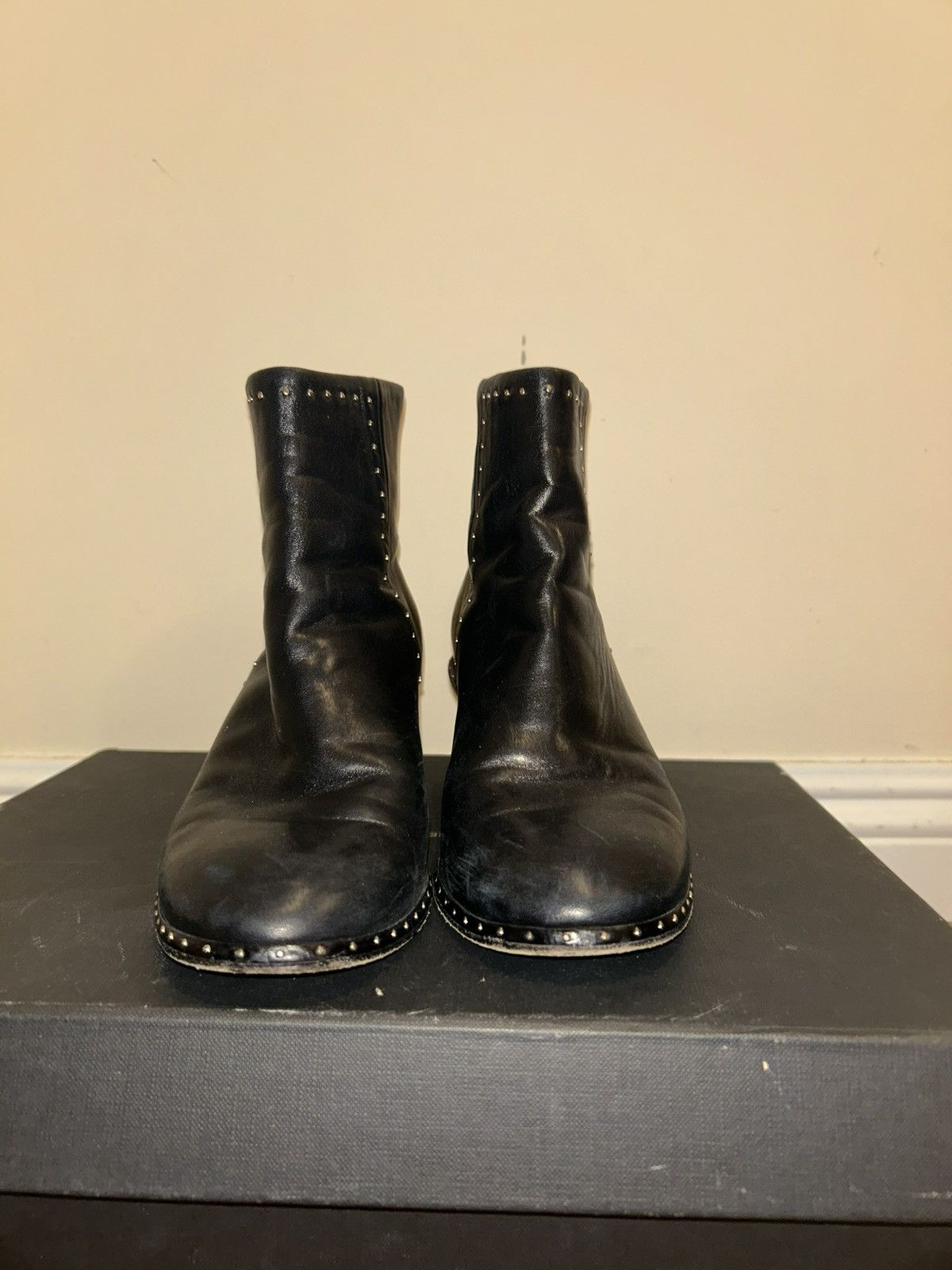 Rag & Bone Black Leather Rag & Bone Booties Size US 6.5 / IT 36.5 - 7 Thumbnail
