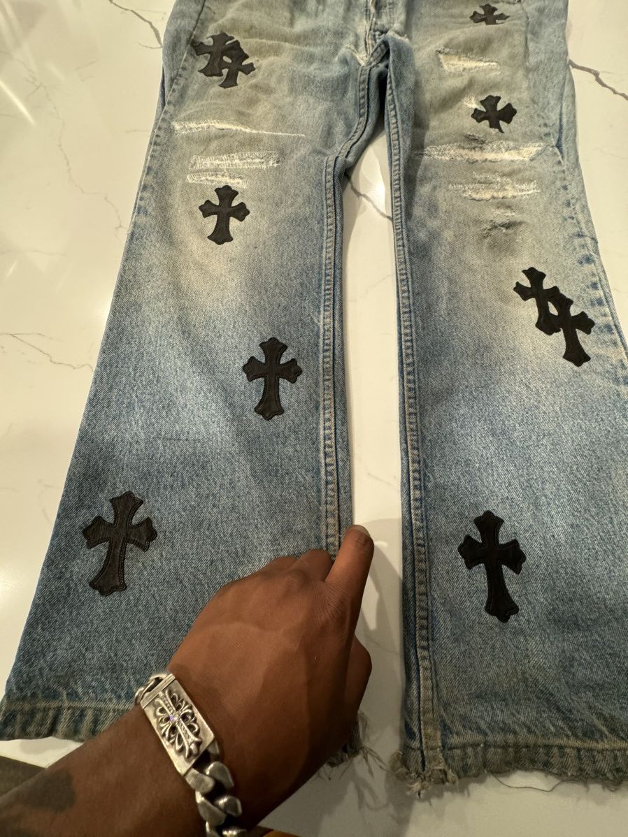 Chrome Hearts CHROME HEART DENIM Size US 34 / EU 50 - 1 Thumbnail