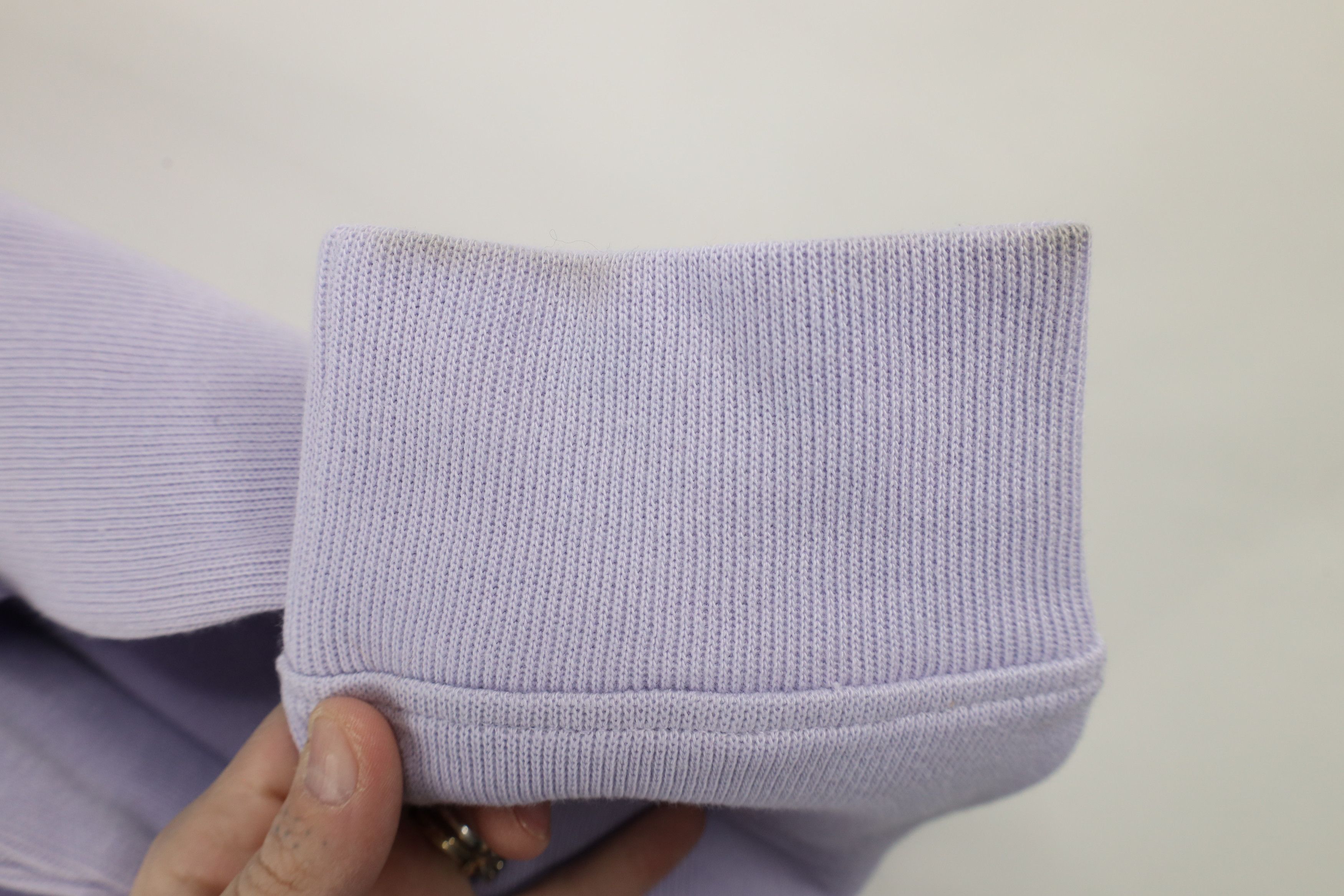 Duluth Trading Company × Vintage New Duluth Trading Co Ribbed Knit Crewneck Sweater Purple Size L / US 10 / IT 46 - 8 Thumbnail