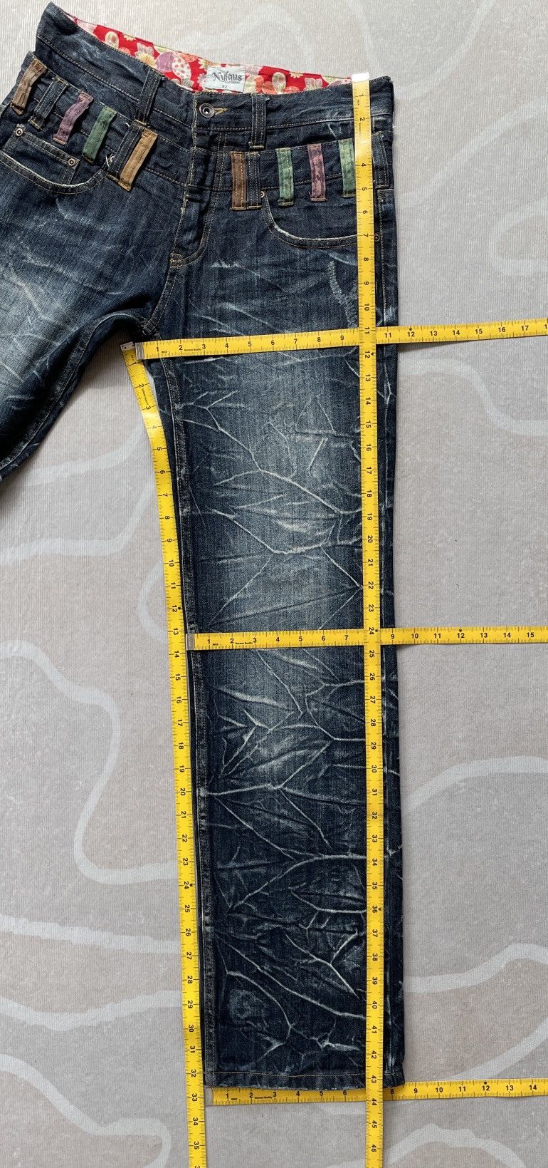 Japanese Brand × Tornado Mart Nylaus Double Waist Design Like Tornado Mart (P88) Size US 31 - 14 Thumbnail
