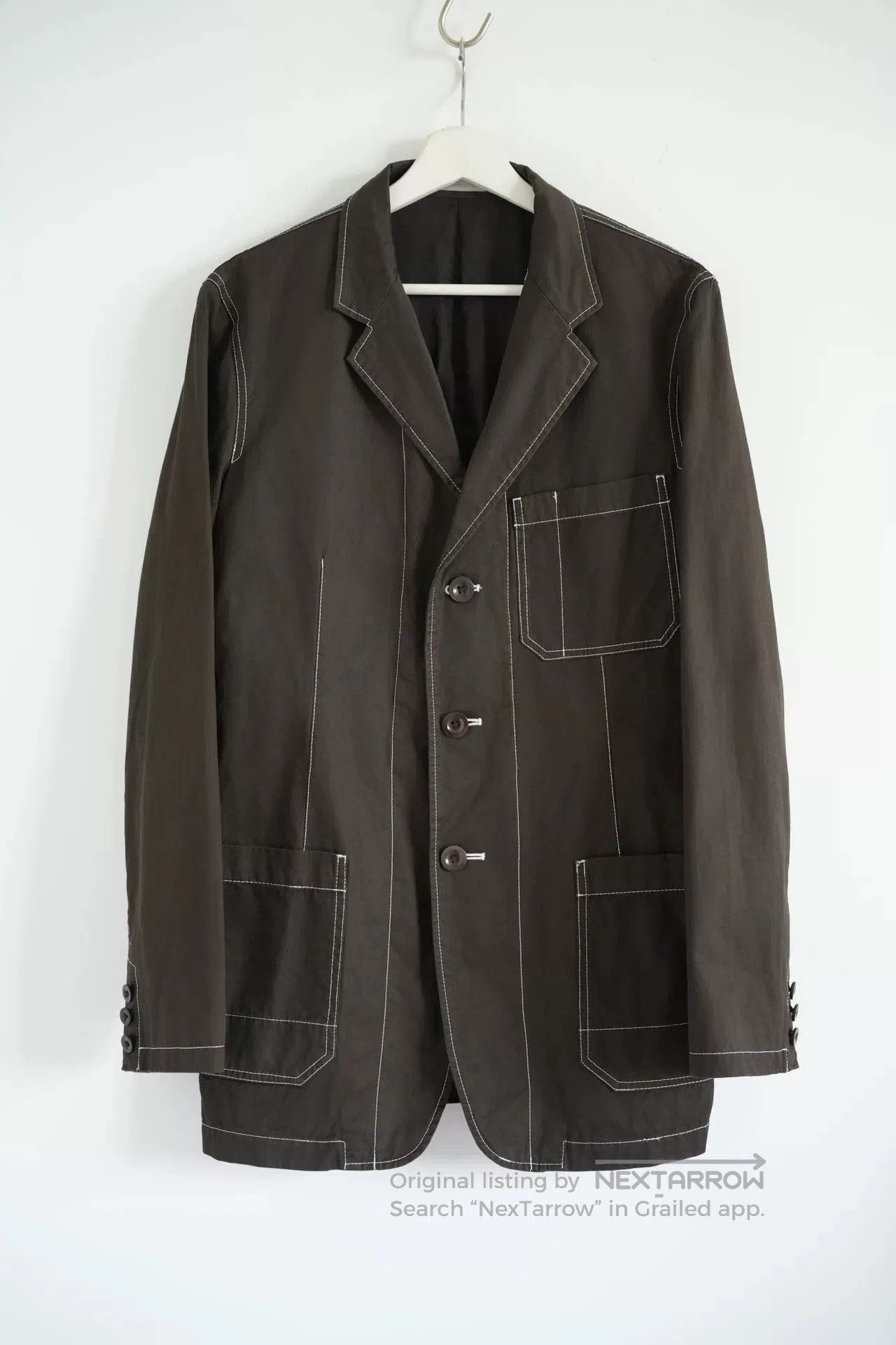 Y's for Men yohji yamamoto men’s brown blazer coat. Size US M / EU 48-50 / 2 - 1 Thumbnail