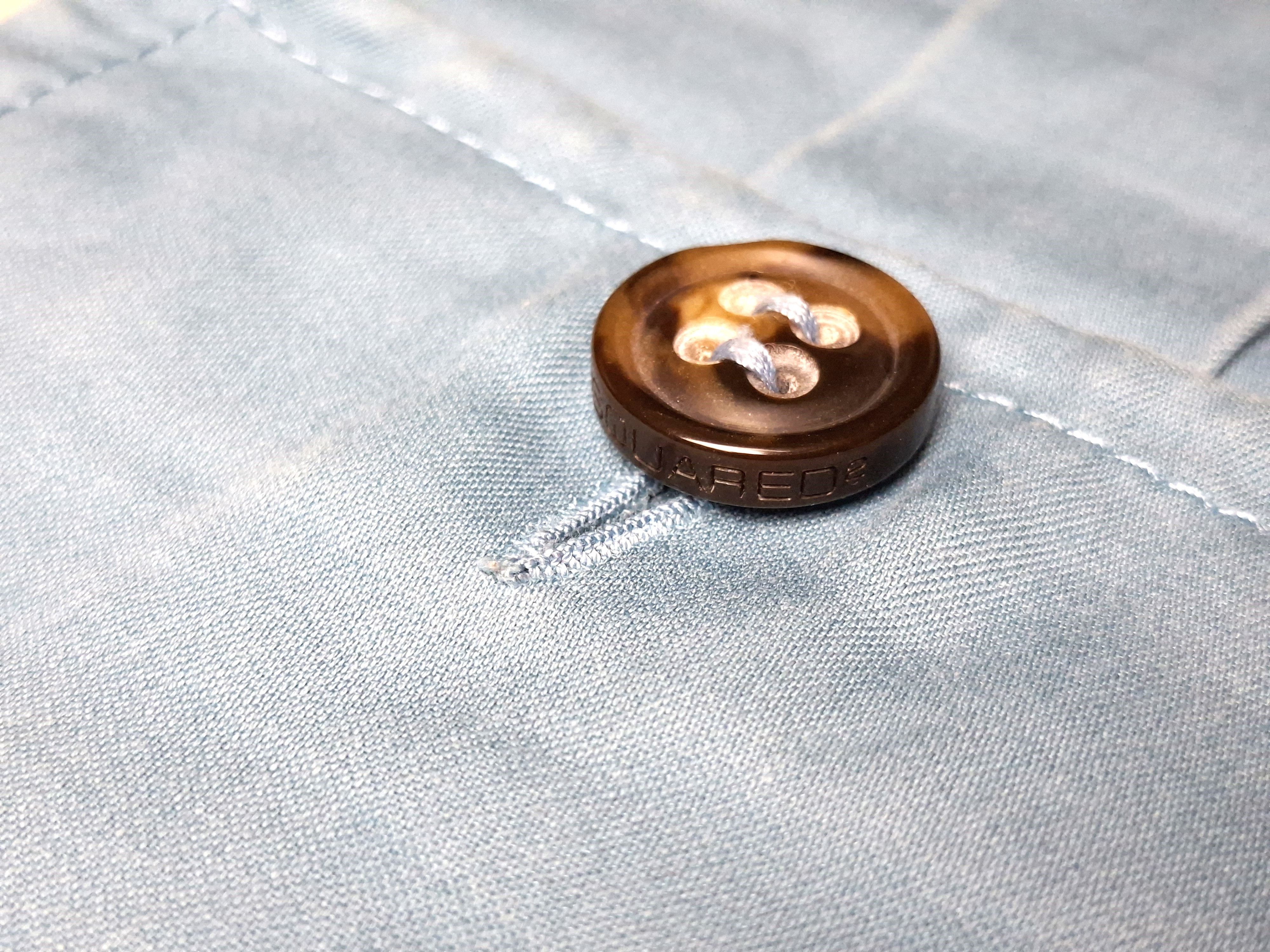 Dsquared2 Dsquared2 High-Waist Safari Cargo Shorts | Dusty Blue Size 27" / US 4 / IT 40 - 9 Thumbnail