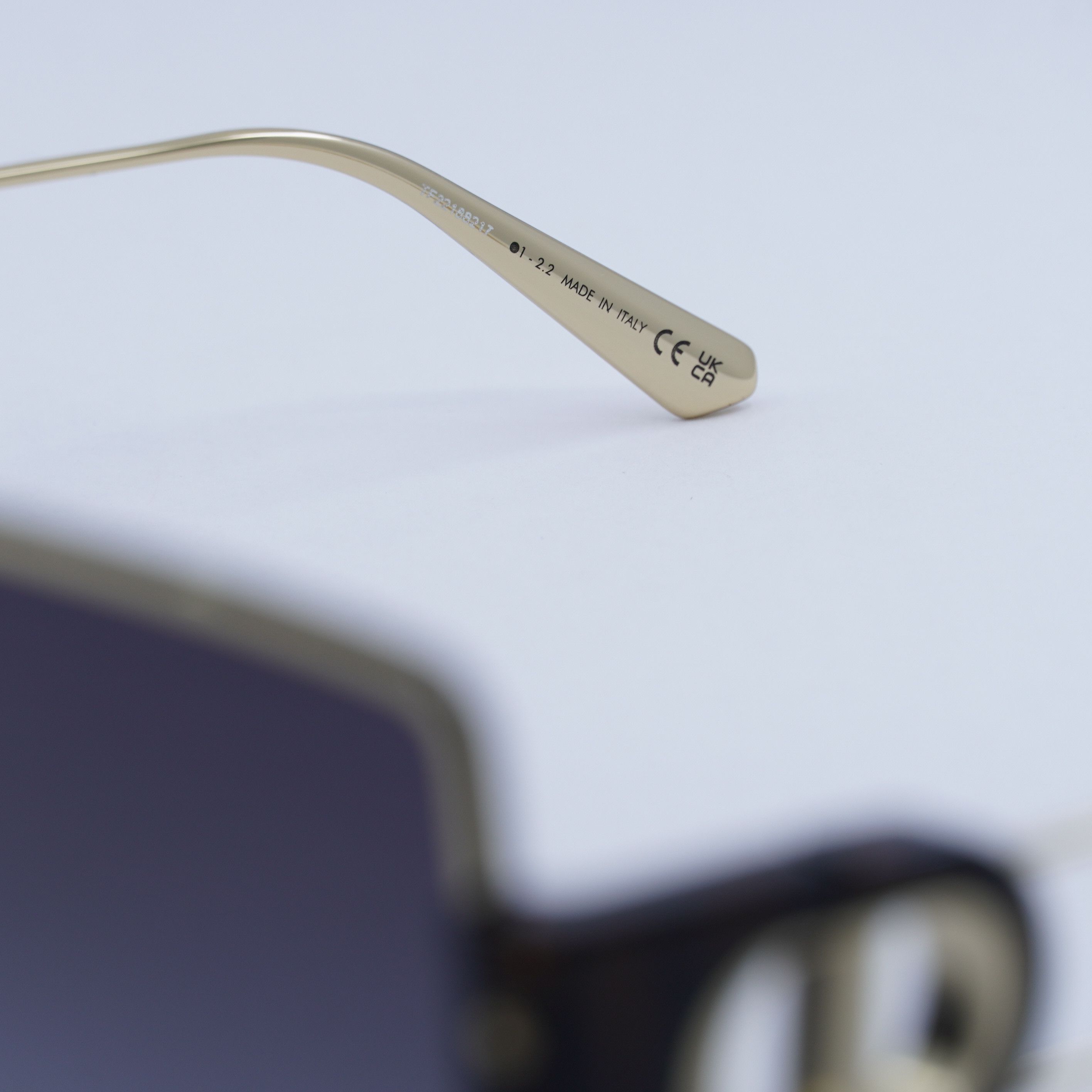 Dior Dior 30MONTAIGNE S4U B4A1 Sunglasses Gold Square Frame Size ONE SIZE - 10 Thumbnail