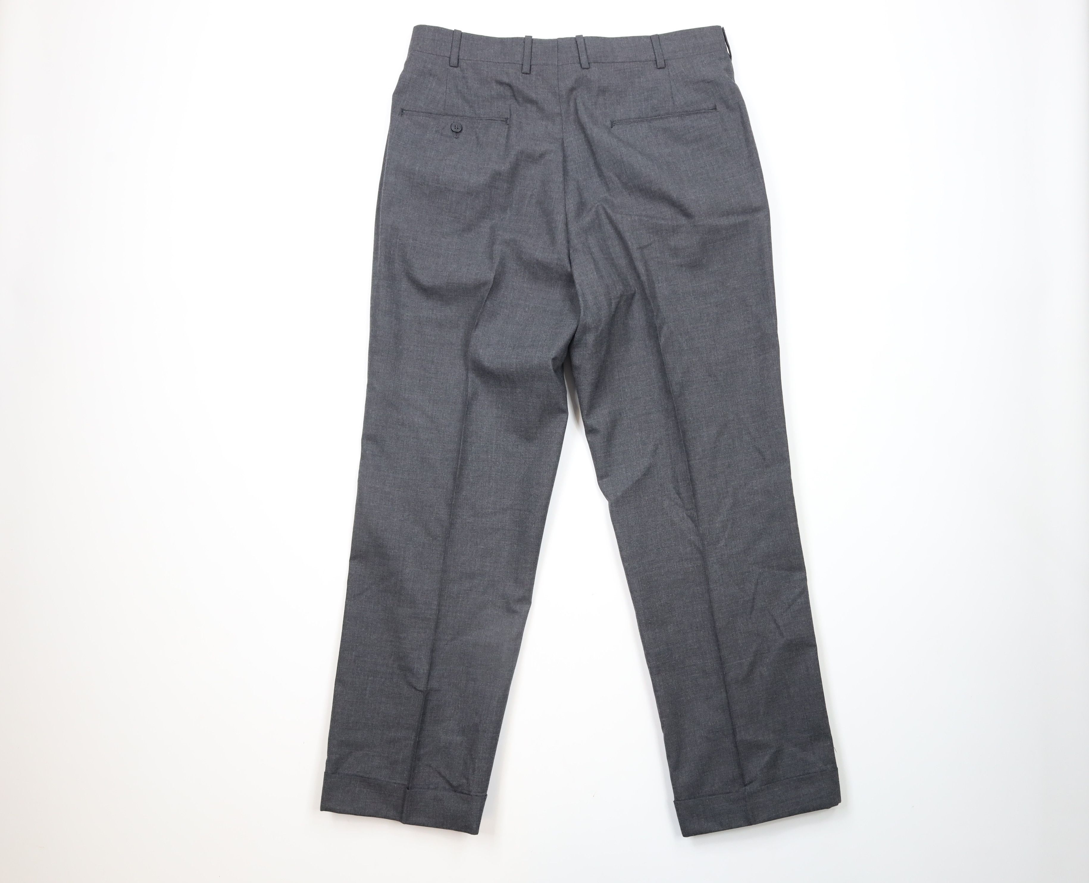 Brooks Brothers × Vintage Vintage 70s Brooks Brothers Wool Blend Chino Pants USA Size US 34 / EU 50 - 7 Thumbnail