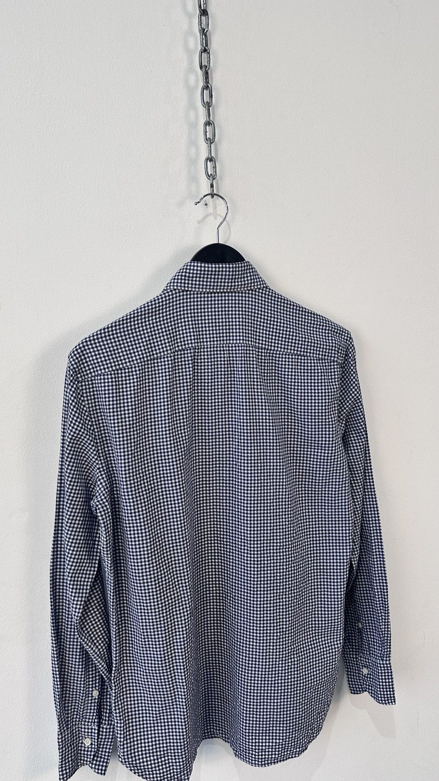 Boggi Boggi Milano Shirt M Gingham Check Easy Formal Custom Fit Size US M / EU 48-50 / 2 - 14 Thumbnail