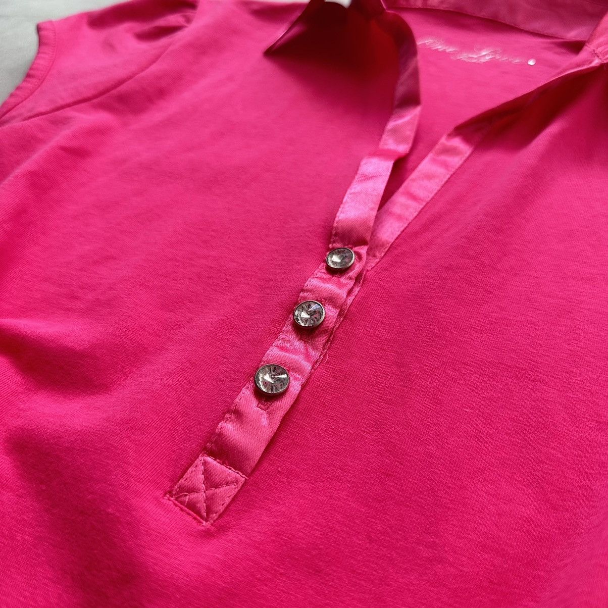 Hysteric Glamour × Undercover Y2K Cute Hysteric Glamour Vibe Button Rhinestones T Shirt Size S / US 4 / IT 40 - 5 Thumbnail