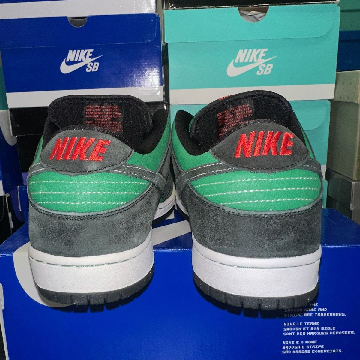 Nike Size 11 - Nike Dunk Premium Sb Low Green - 313170-306 Size US 11 / EU 44 - 3 Thumbnail