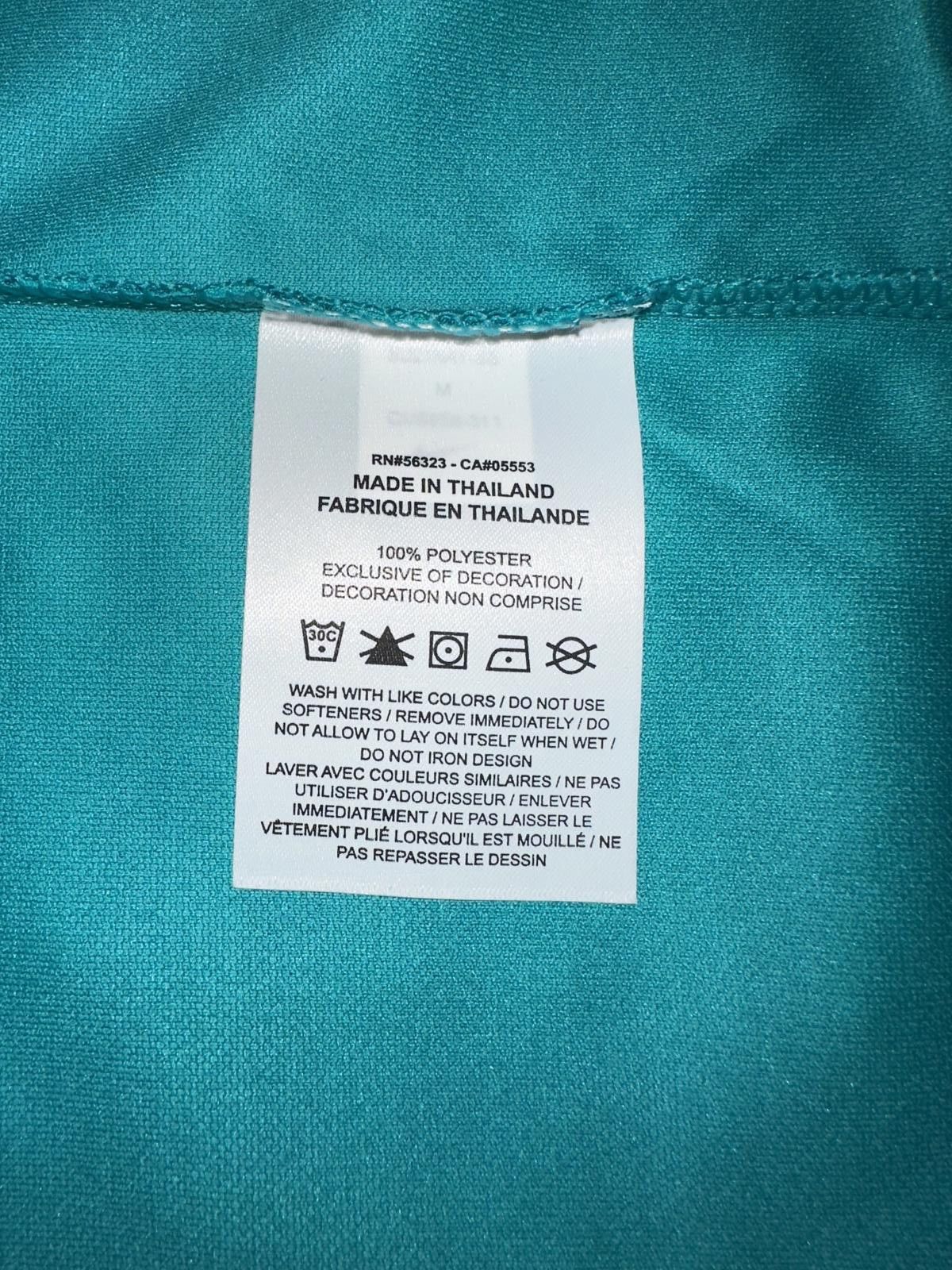 Nike Nike Men's Dry Essential Teal Stripe Golf Polo Shirt Sample Size US M / EU 48-50 / 2 - 6 Thumbnail