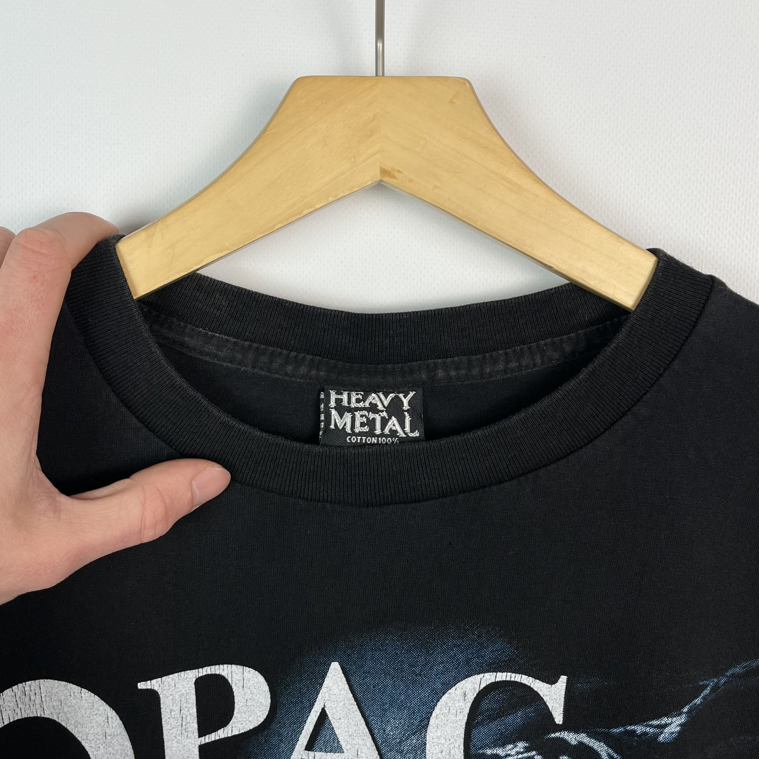 Rap Tees Vintage 2Pac Tupac Shakur AOP Rap T Shirt 90’s Size US XL / EU 56 / 4 - 8 Thumbnail