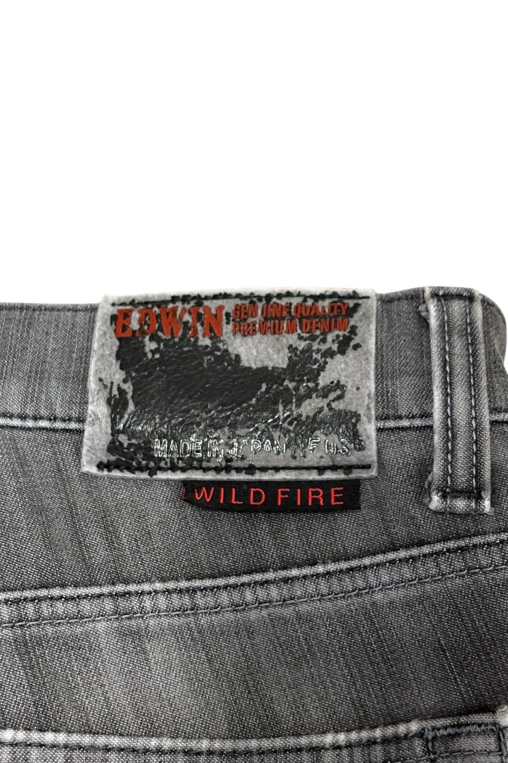 Edwin Japanese brand Edwin grey marble wash denim jeans Size US 34 / EU 50 - 8 Thumbnail