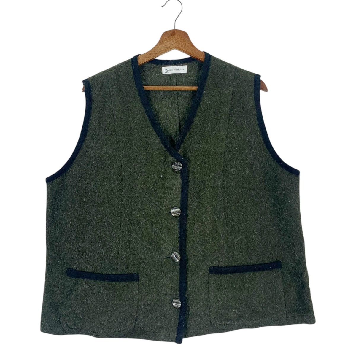 Vintage Vintage Povoli Vittoria Sleeveless Jacket Size US M / EU 48-50 / 2 - 1 Thumbnail